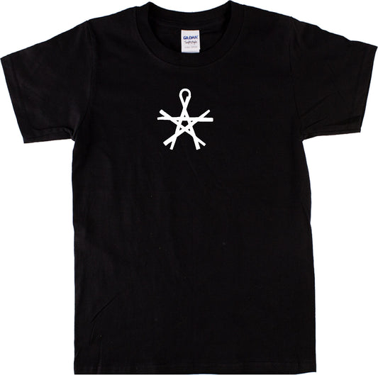 Pentagram Of Wands T-Shirt - Gothic, Wicca, Witchcraft, Folk, Various Colours