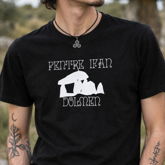 Pentre Ifan Dolmen T-Shirt - Nevern Souvenir, Pembrokeshire, Wales, Neolithic Stones, Various Colours