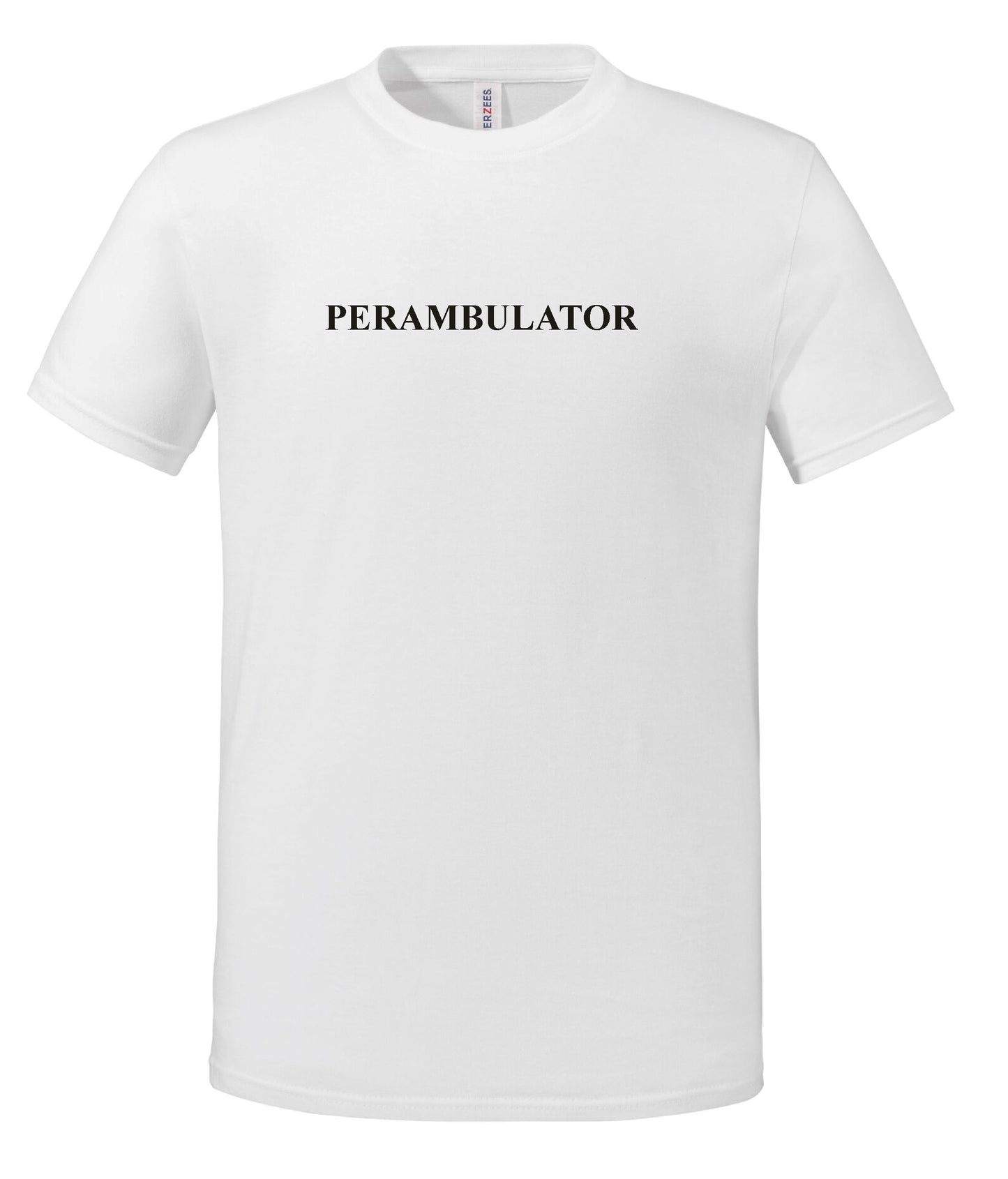 Perambulator T-Shirt - Organic Cotton, Psychogeography, Geography, Walking, S-XXL