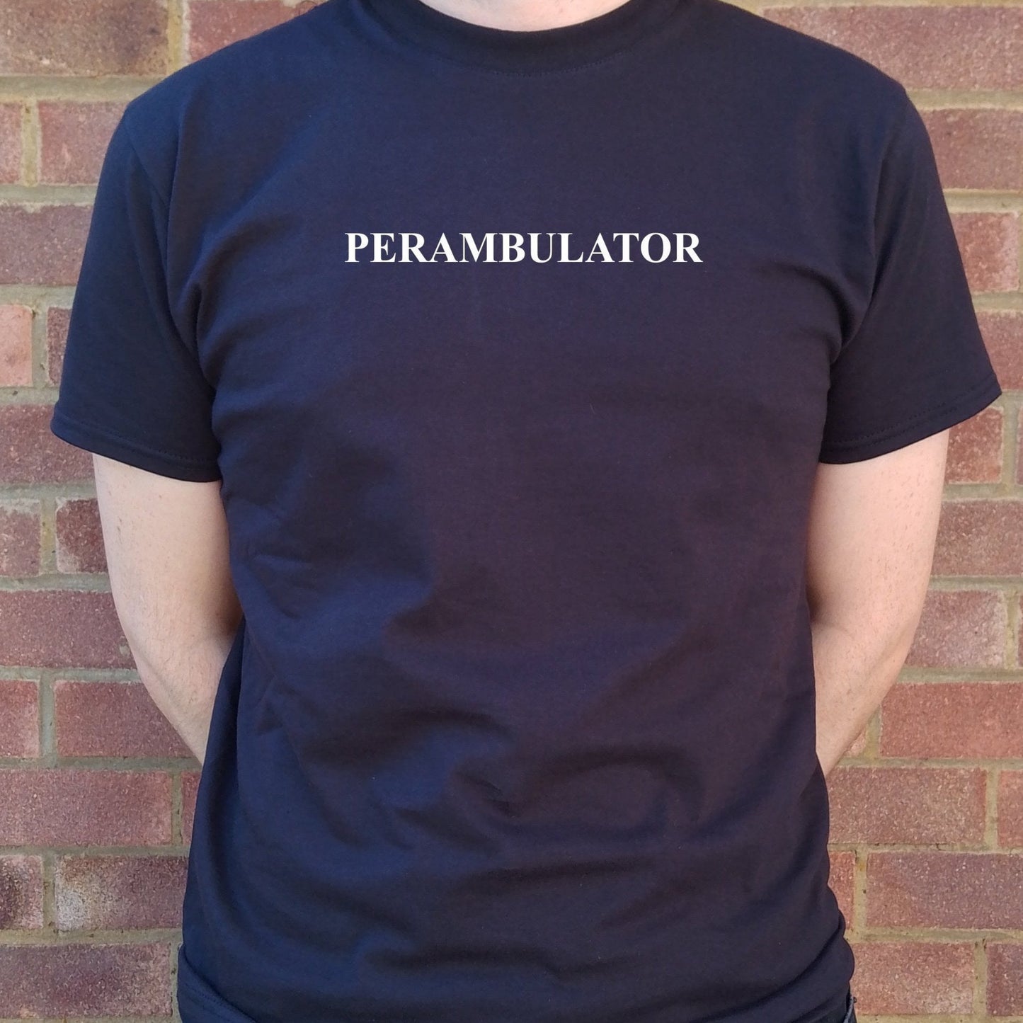 Perambulator T-Shirt - Organic Cotton, Psychogeography, Geography, Walking, S-XXL