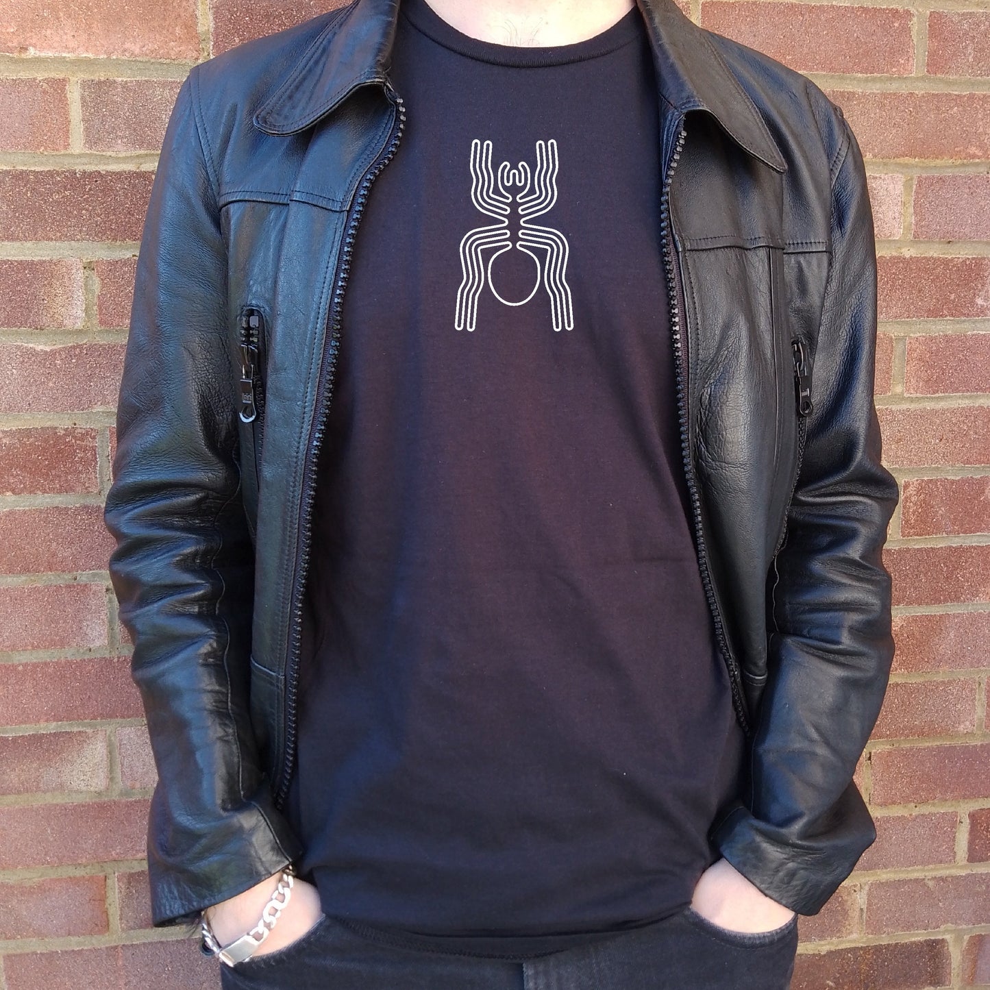 Nazca Lines 'Spider' T-Shirt - Organic Cotton, Geography, Desert, Geoglyphs, Various Colours