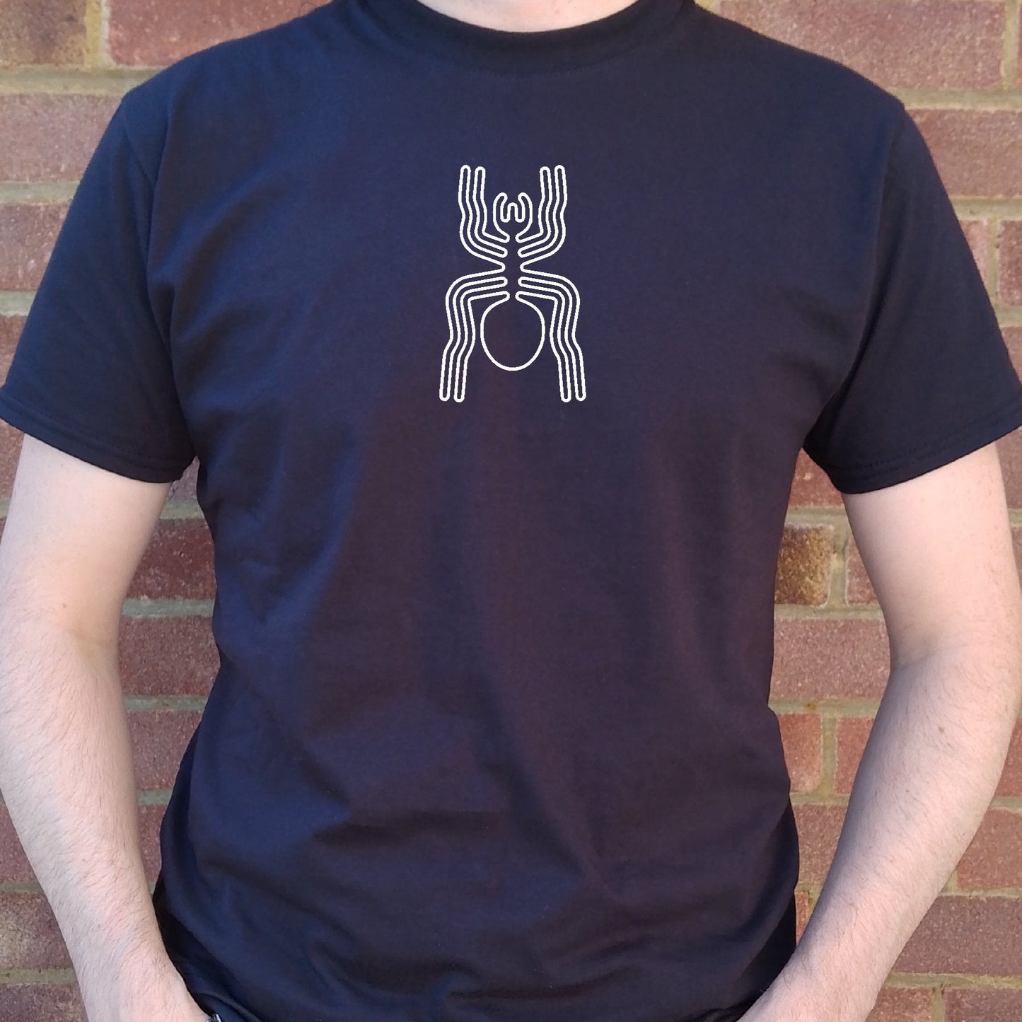 Nazca Lines 'Spider' T-Shirt - Organic Cotton, Geography, Desert, Geoglyphs, Various Colours