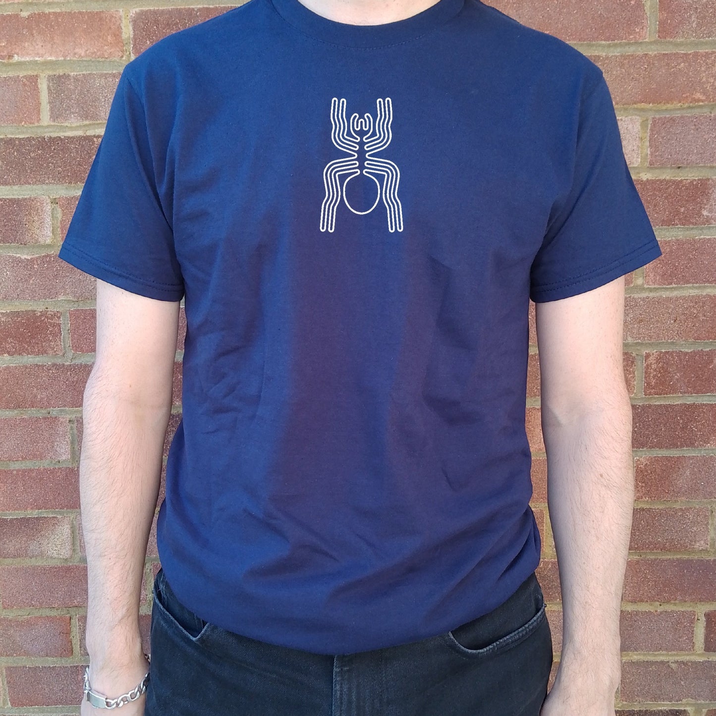 Nazca Lines 'Spider' T-Shirt - Organic Cotton, Geography, Desert, Geoglyphs, Various Colours