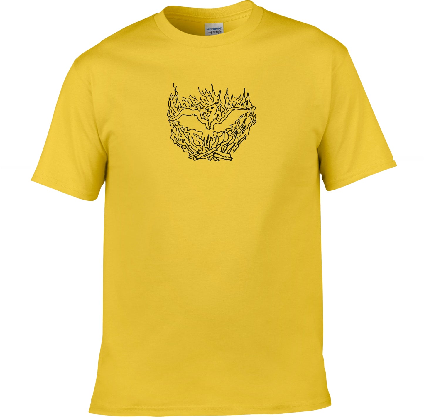 Rising Phoenix T-Shirt - Fire, Folklore Symbol, Various Colours