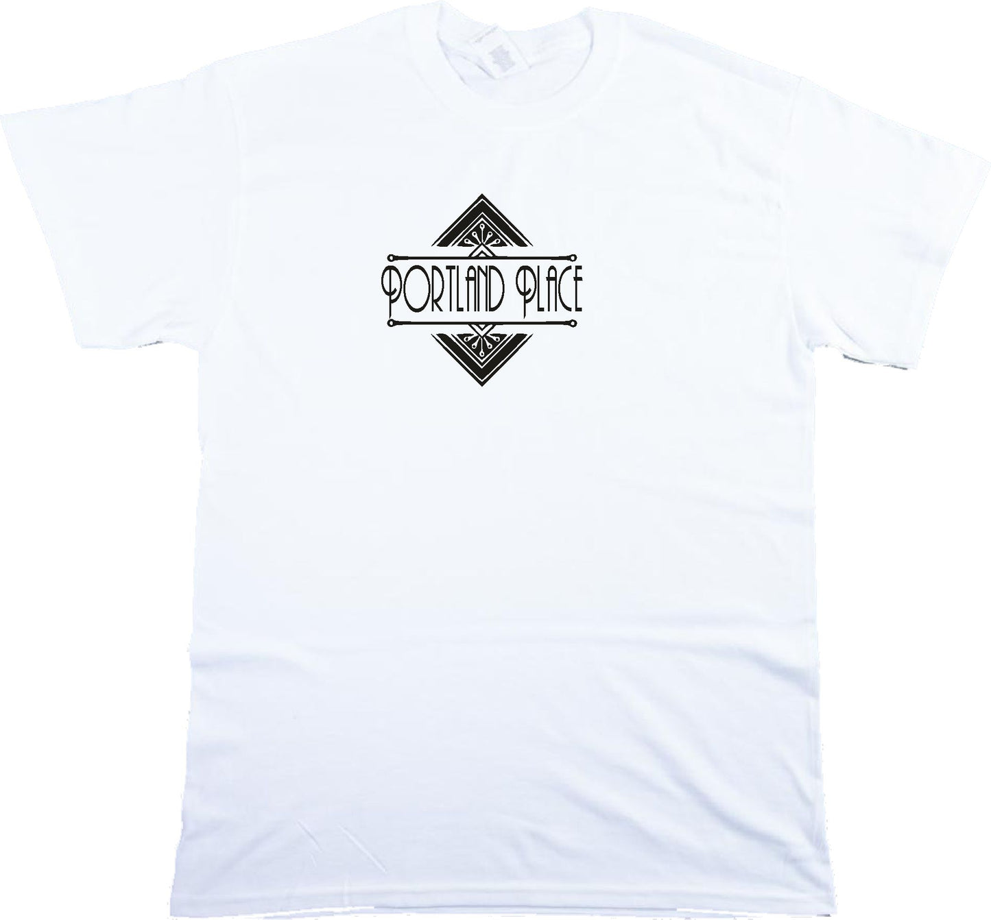 Portland Place T-Shirt - Art Deco, London Literature Souvenir, Various Colours