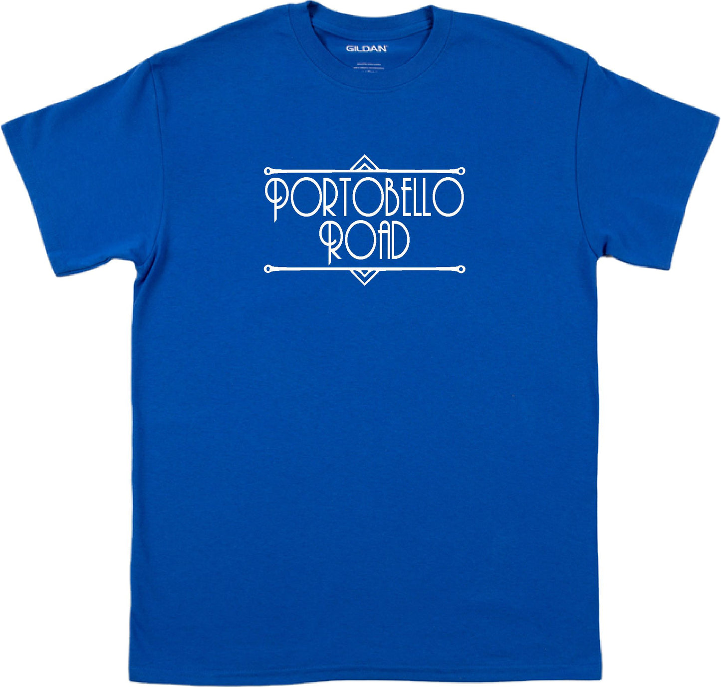 Portobello Road T-Shirt - Art Deco Style, London Souvenir, Various Colours