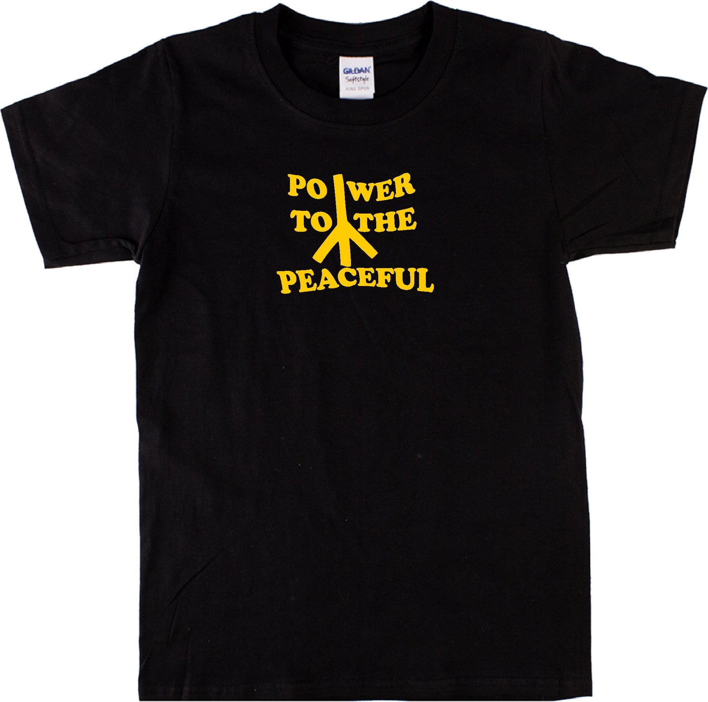 Power To The Peaceful T-Shirt - Peace, Protest, 60s, Hippy, Various Colours