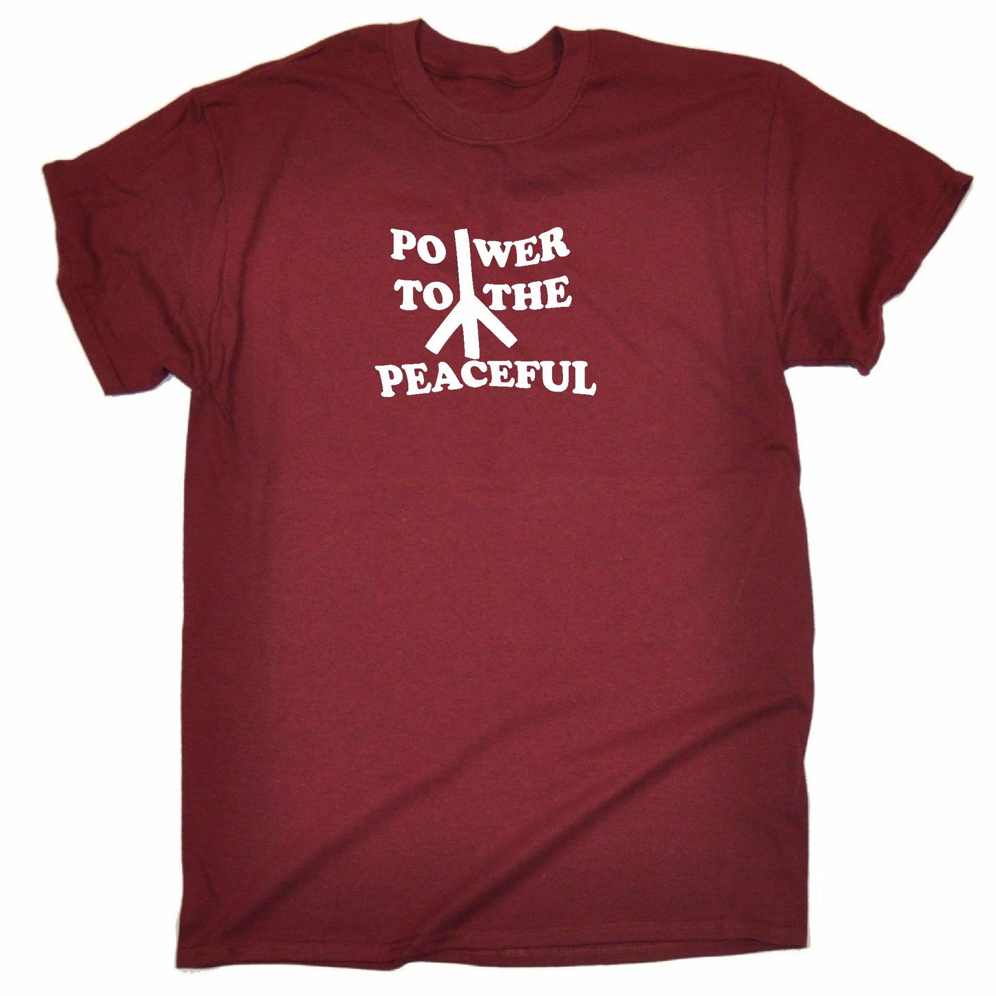 Power To The Peaceful T-Shirt - Peace, Protest, 60s, Hippy, Various Colours
