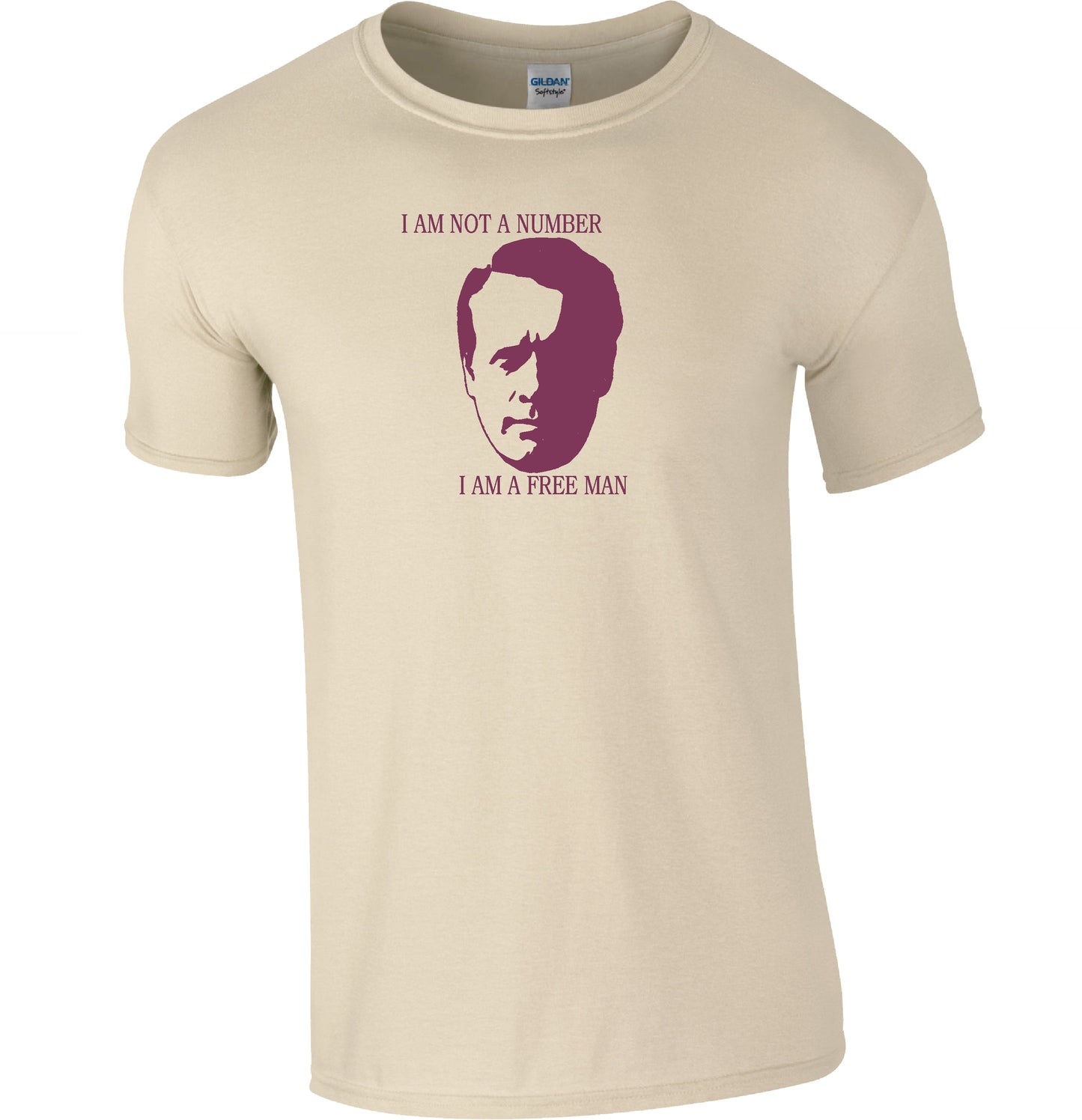 The Prisoner T-Shirt - 'I Am Not A Number', Cult British Tv Series, Number 6, Various Colours