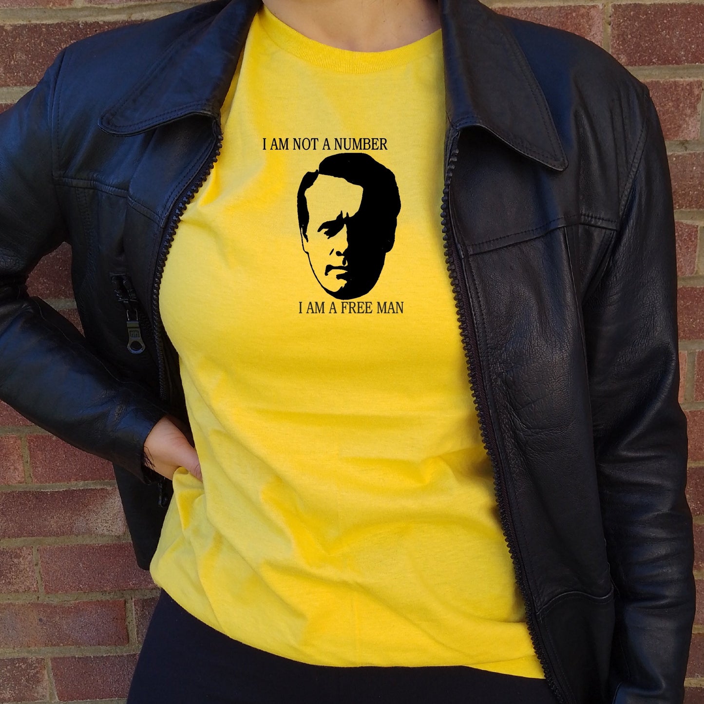 The Prisoner T-Shirt - 'I Am Not A Number', Cult British Tv Series, Number 6, Various Colours