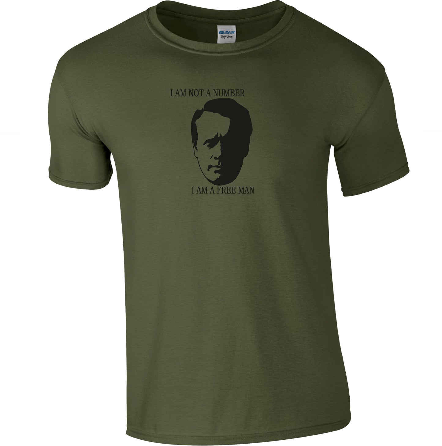 The Prisoner T-Shirt - 'I Am Not A Number', Cult British Tv Series, Number 6, Various Colours