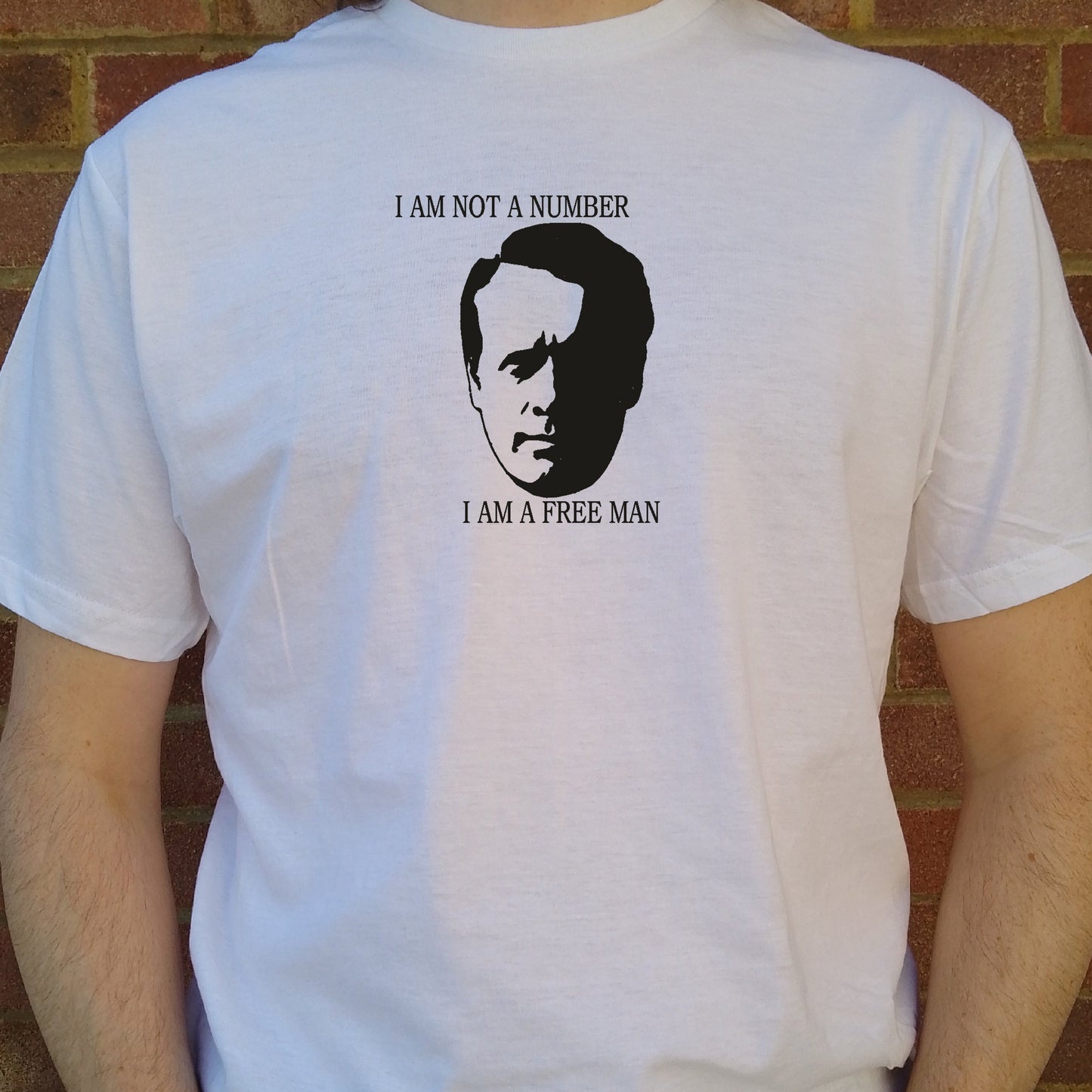 The Prisoner T-Shirt - 'I Am Not A Number', Cult British Tv Series, Number 6, Various Colours