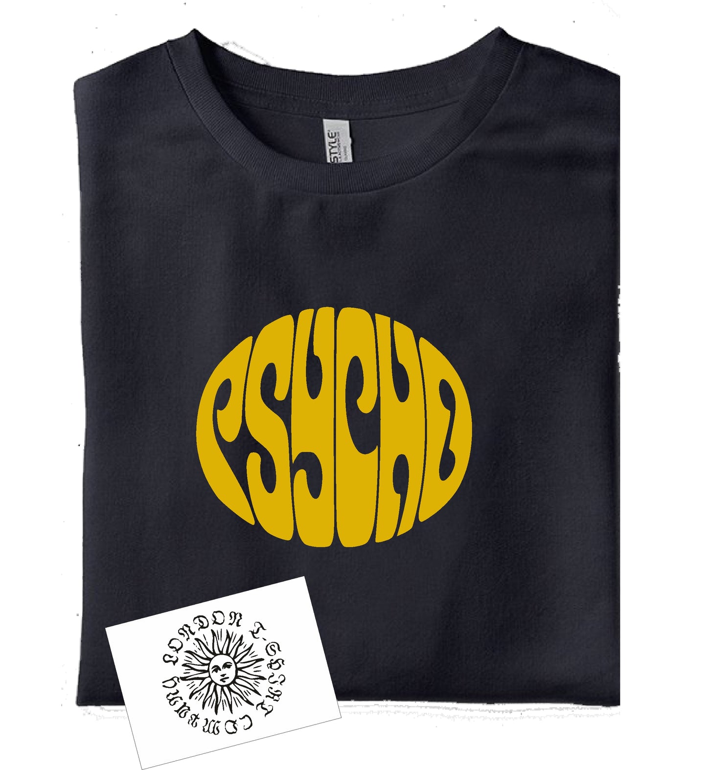Psycho T-Shirt - Garage Rock, Psych, 60s Style, Various Colours