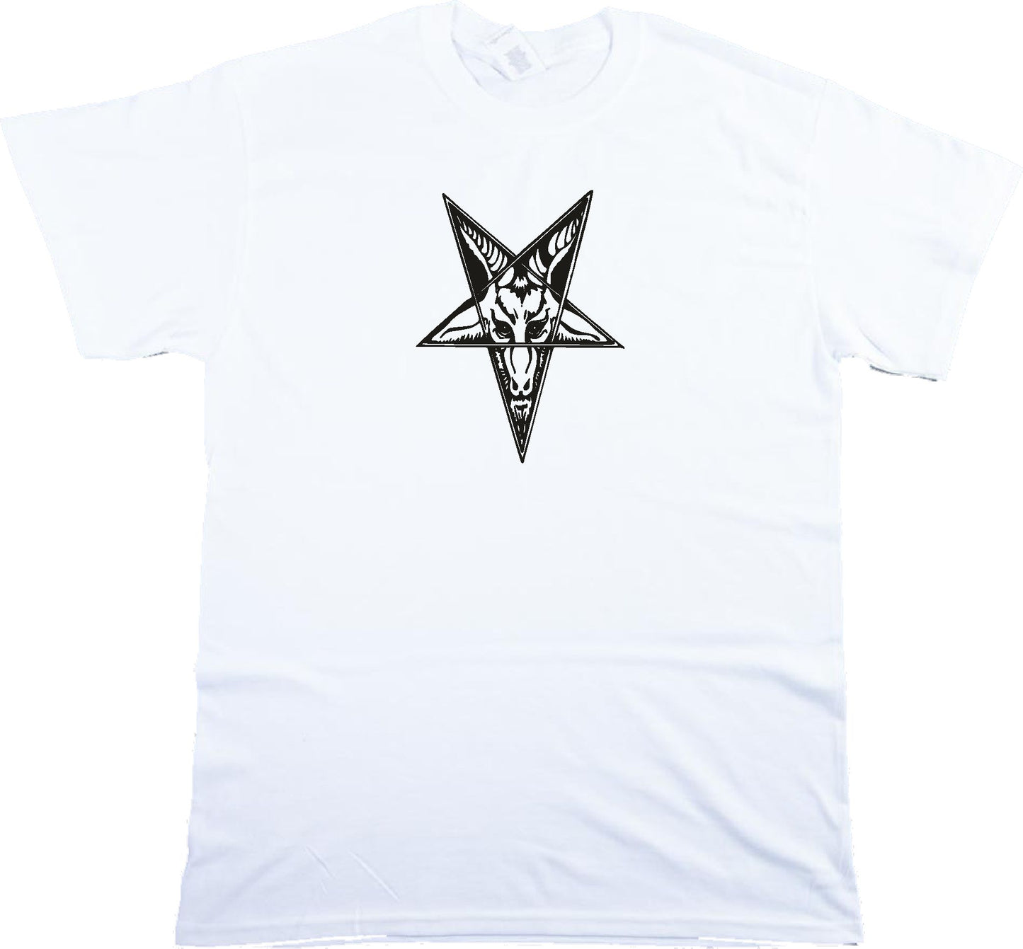 Pentagram Ram T-Shirt - Occult, Pagan, Gothic Horror, Various Colours