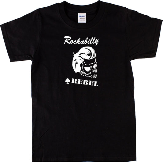 Rockabilly Rebel T-Shirt - Ace Spades, 50s, Rock & Roll, Various Colours