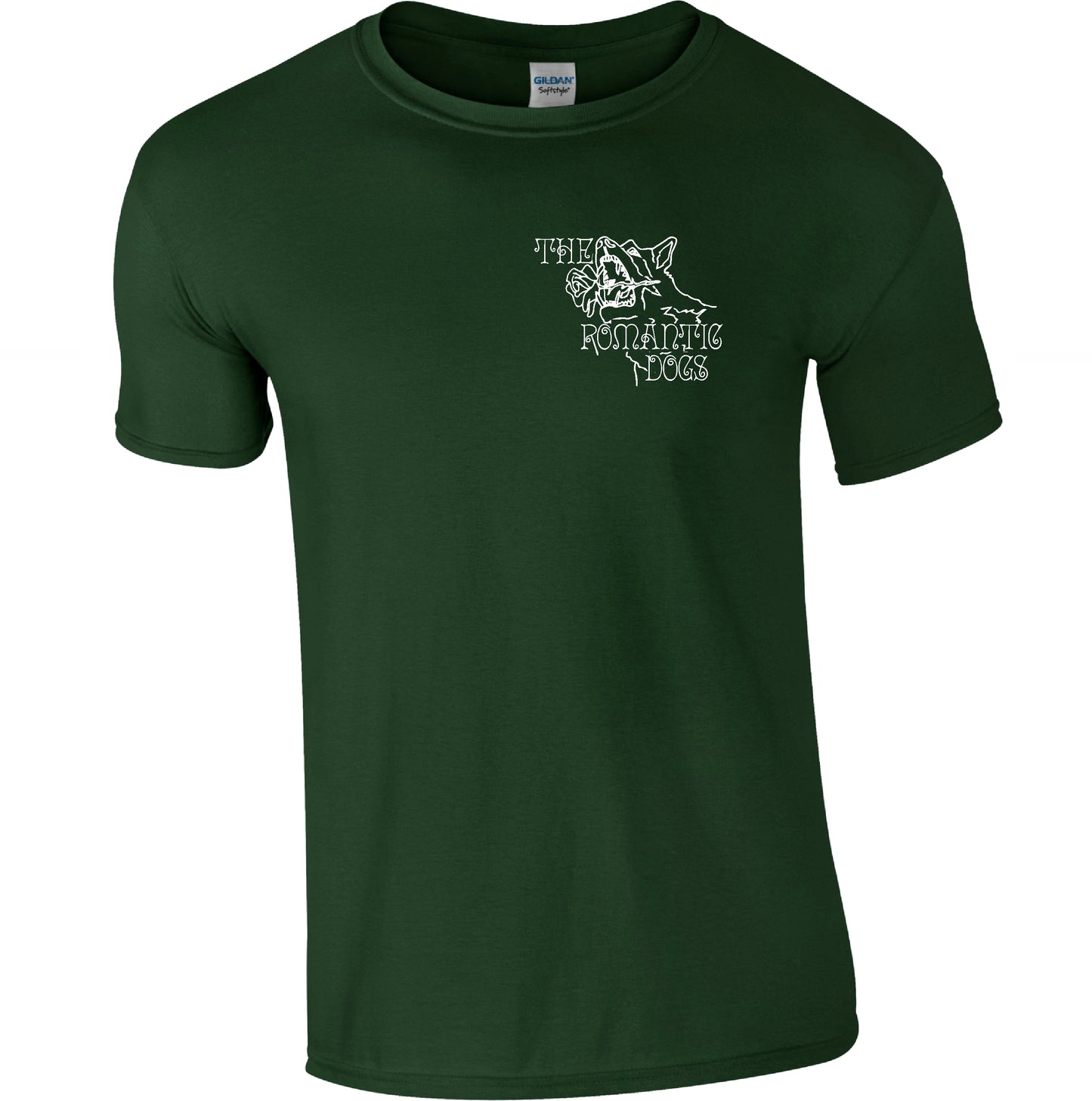 The Romantic Dogs Pocket Logo T-Shirt - Roberto Bolaño Inspired, S-XXL