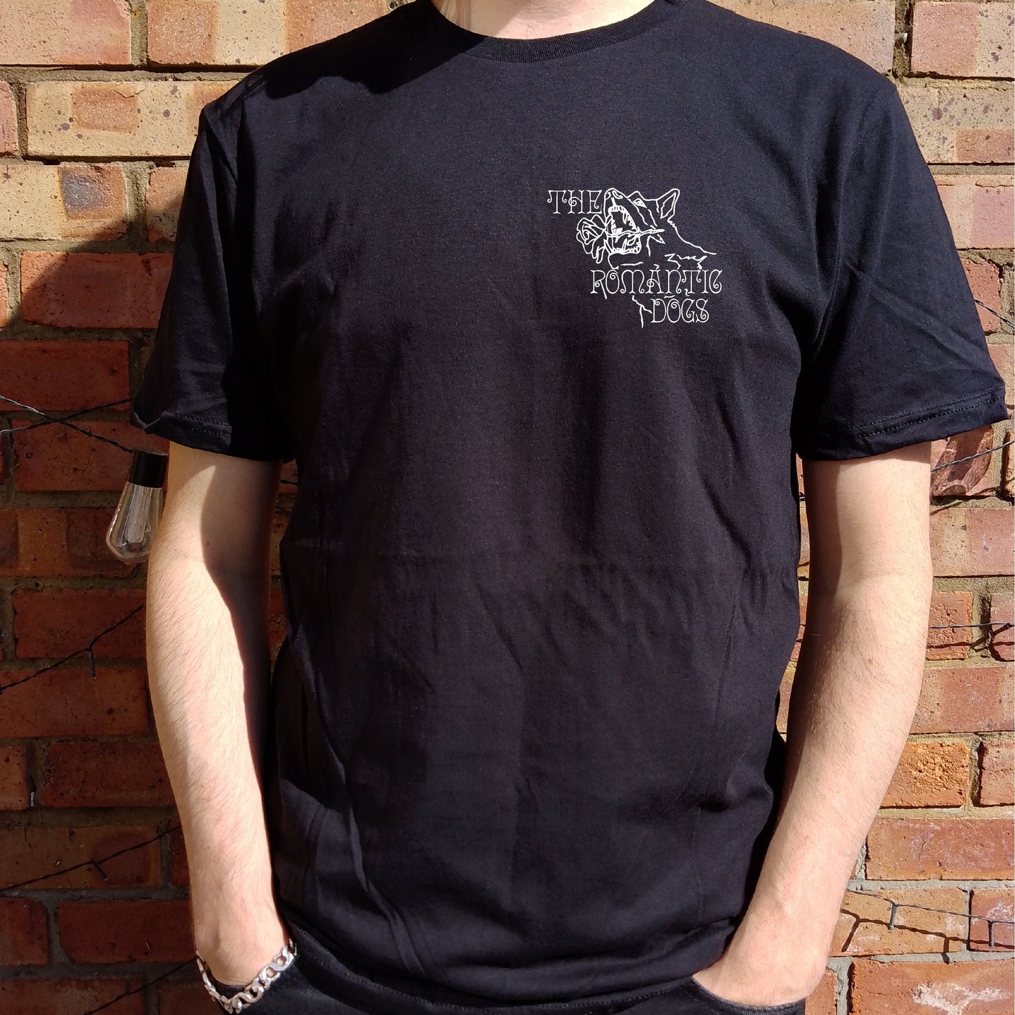 The Romantic Dogs Pocket Logo T-Shirt - Roberto Bolaño Inspired, S-XXL