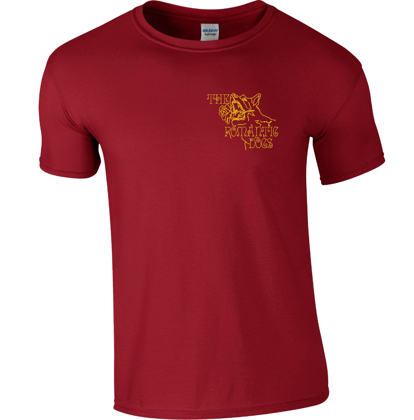 The Romantic Dogs Pocket Logo T-Shirt - Roberto Bolaño Inspired, S-XXL