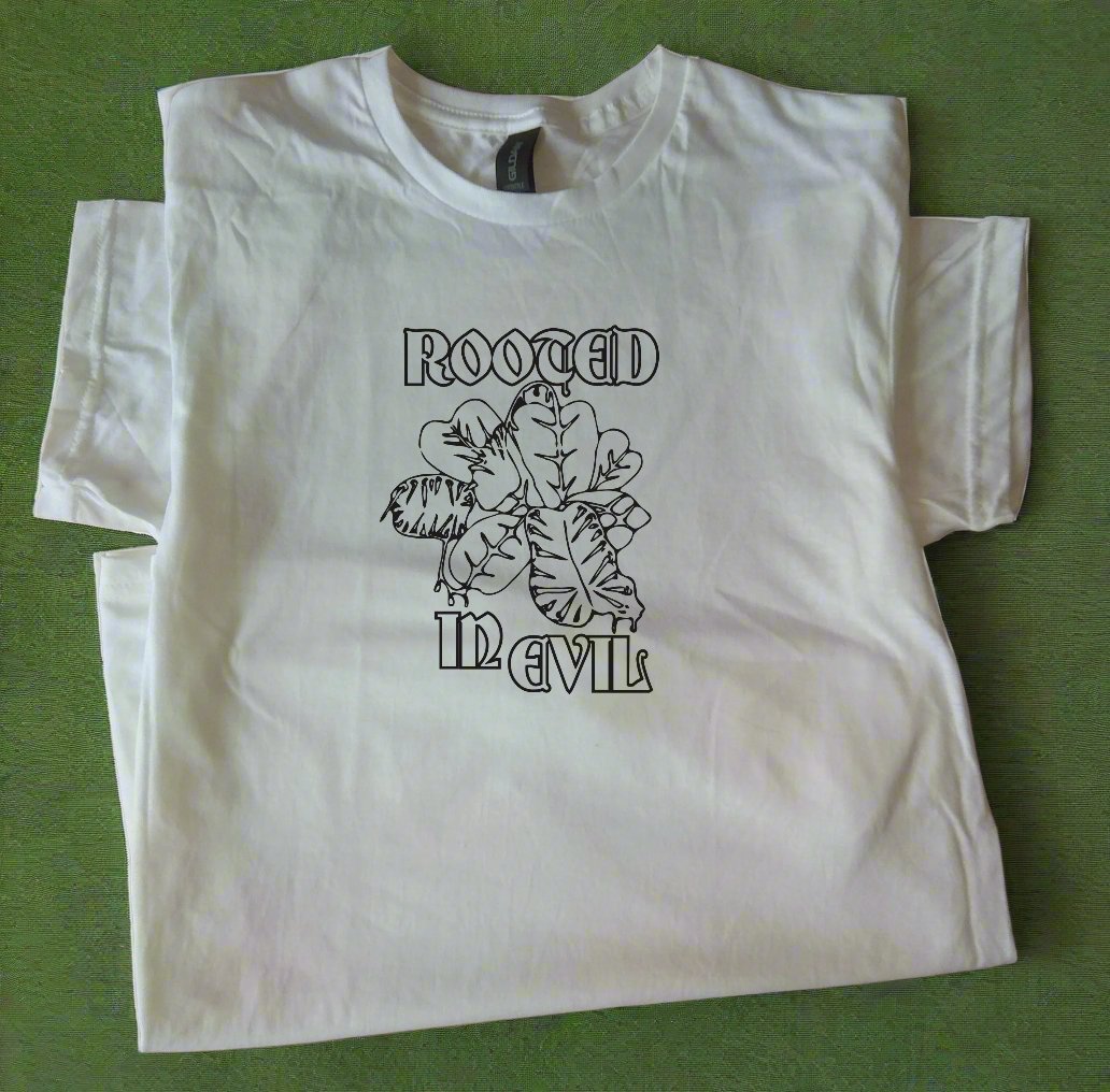Venus Fly Trap T-Shirt - 'Rooted In Evil', Plant Lore, Gothic Botany, Various Colours