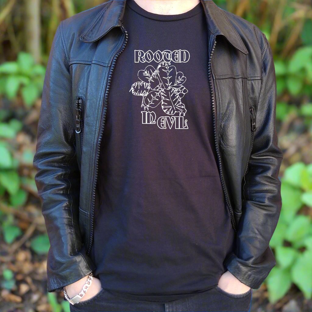 Venus Fly Trap T-Shirt - 'Rooted In Evil', Plant Lore, Gothic Botany, Various Colours