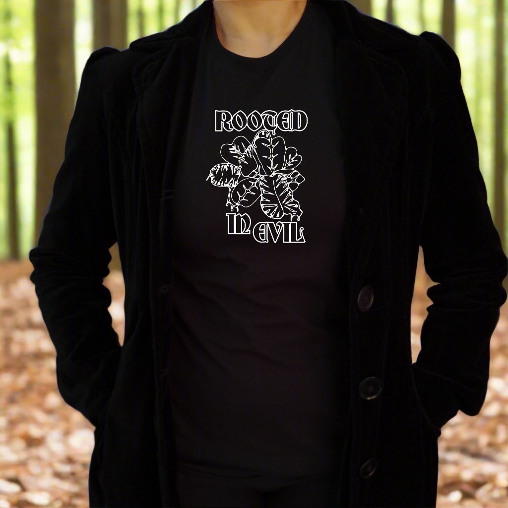 Venus Fly Trap T-Shirt - 'Rooted In Evil', Plant Lore, Gothic Botany, Various Colours