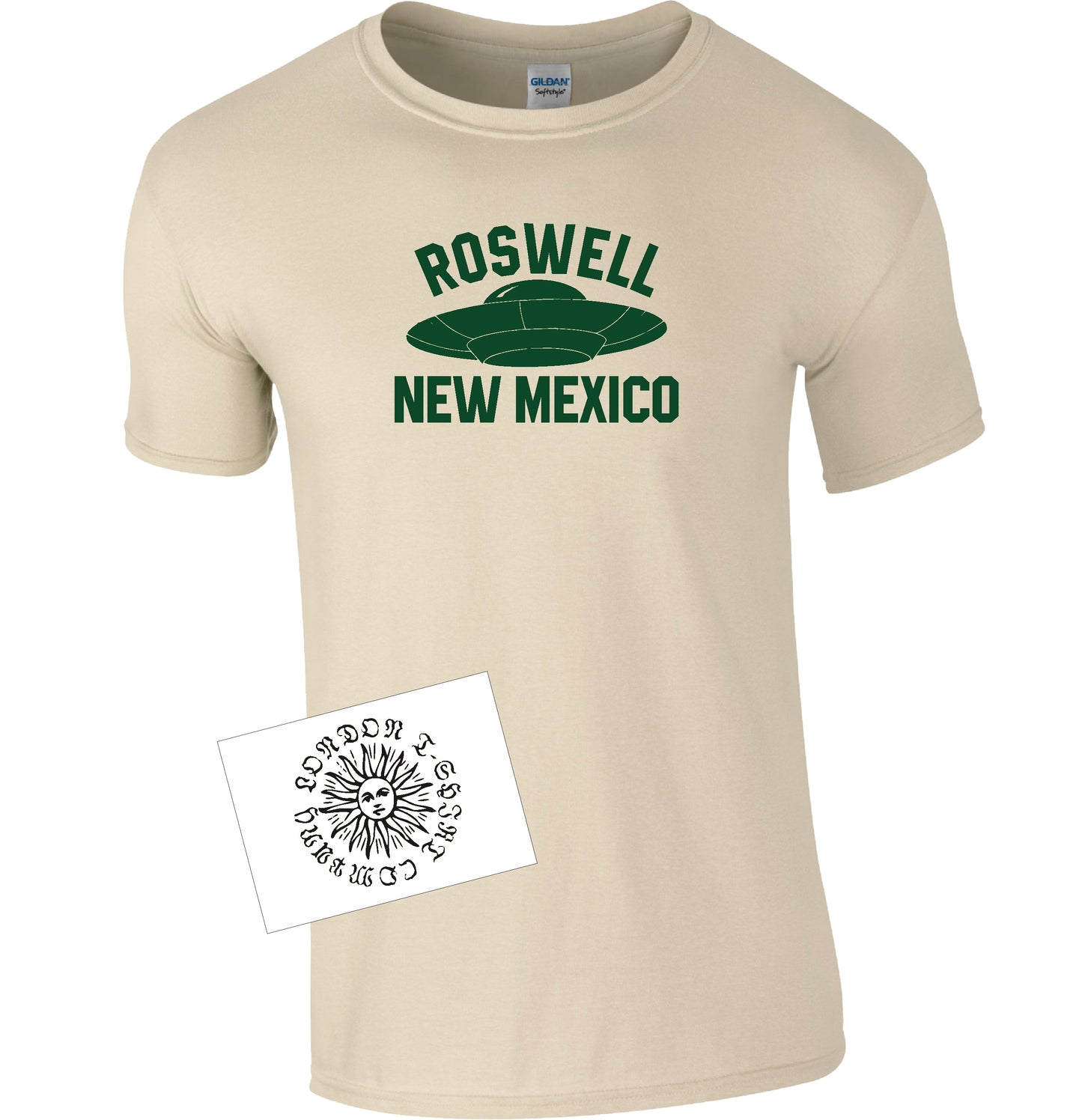 Roswell Souvenir T-Shirt - New Mexico, UFO, Alien, Various Colours