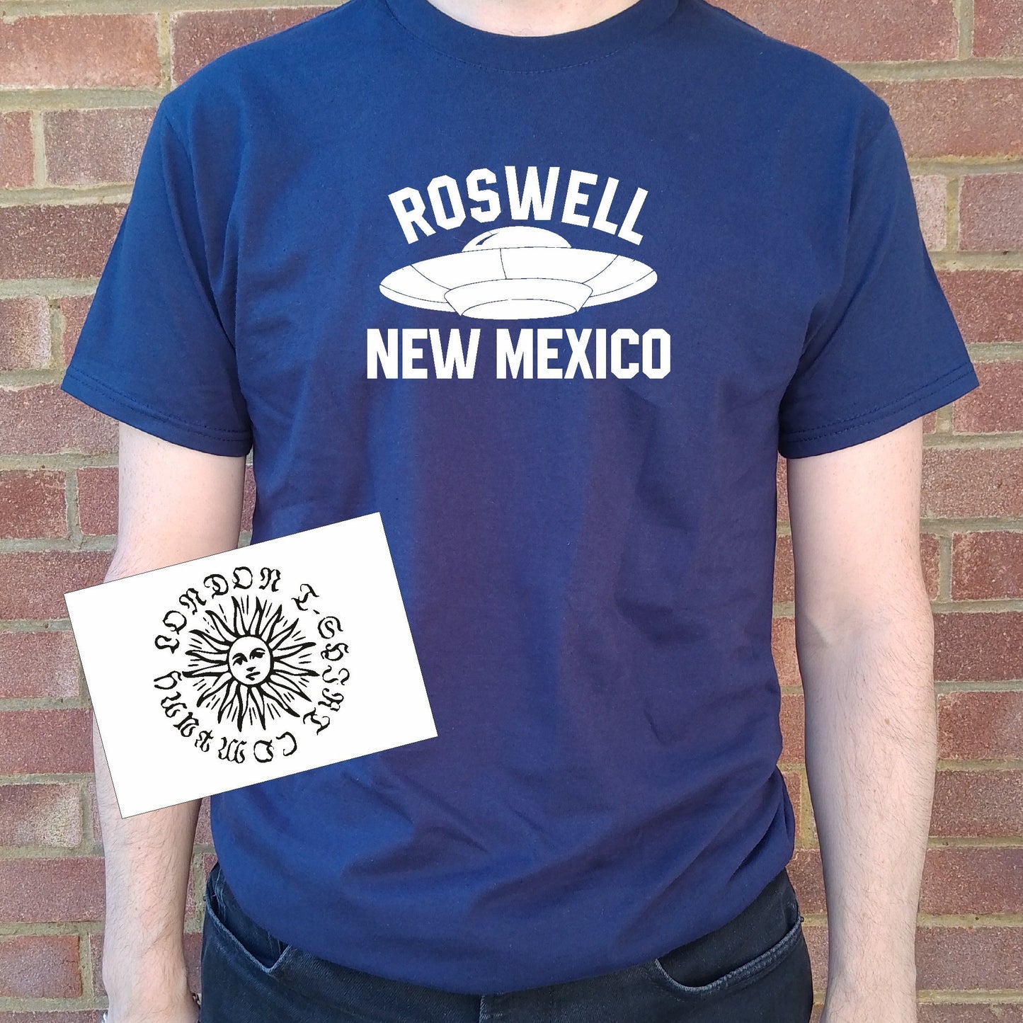 Roswell Souvenir T-Shirt - New Mexico, UFO, Alien, Various Colours