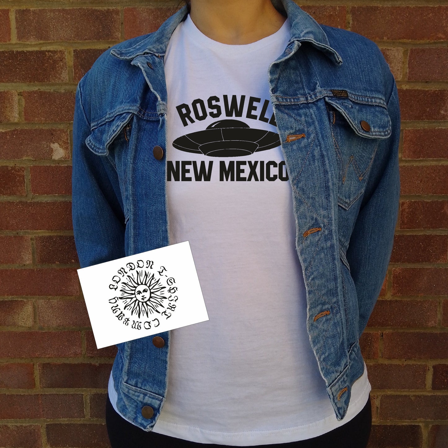 Roswell Souvenir T-Shirt - New Mexico, UFO, Alien, Various Colours