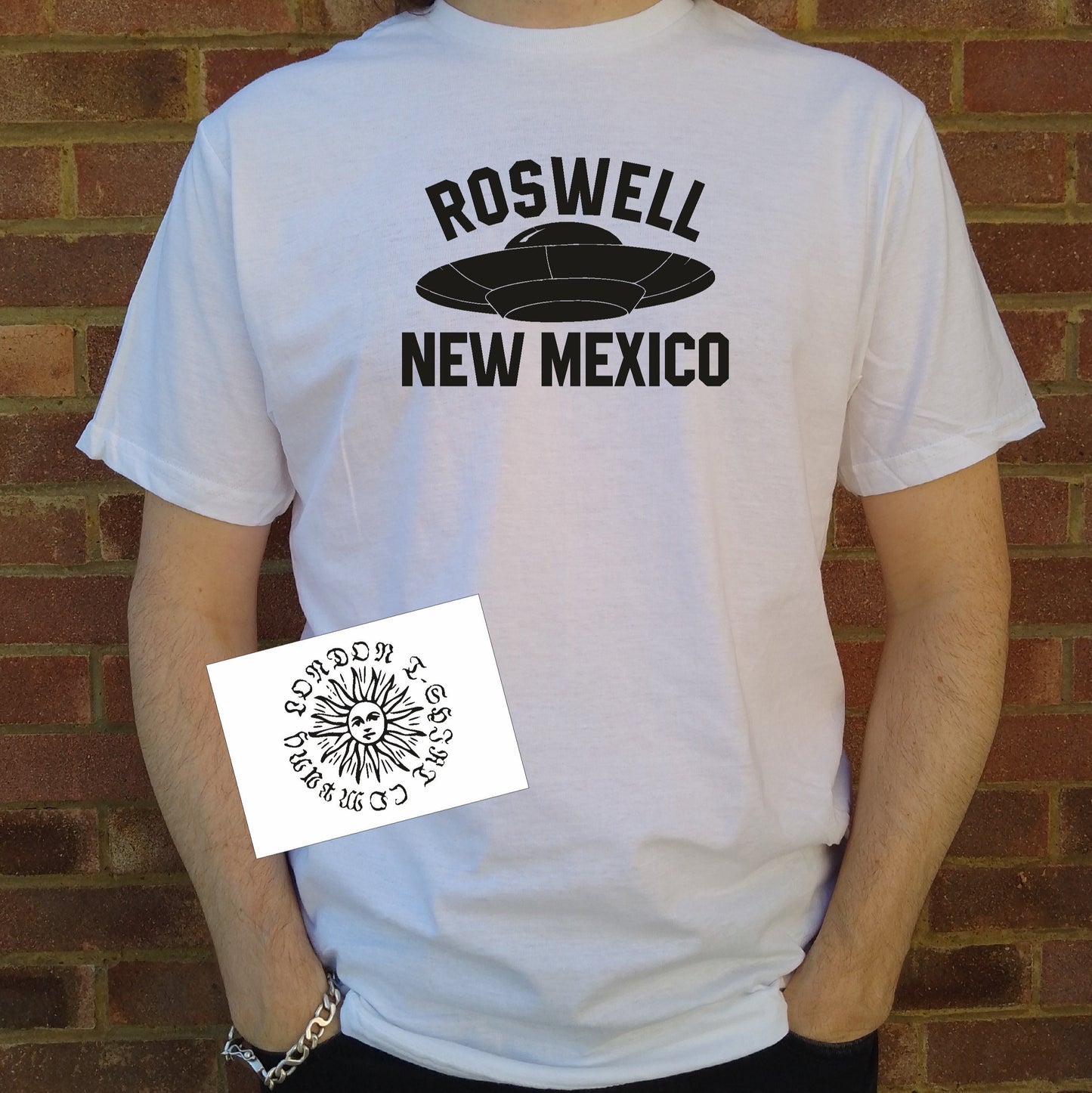 Roswell Souvenir T-Shirt - New Mexico, UFO, Alien, Various Colours