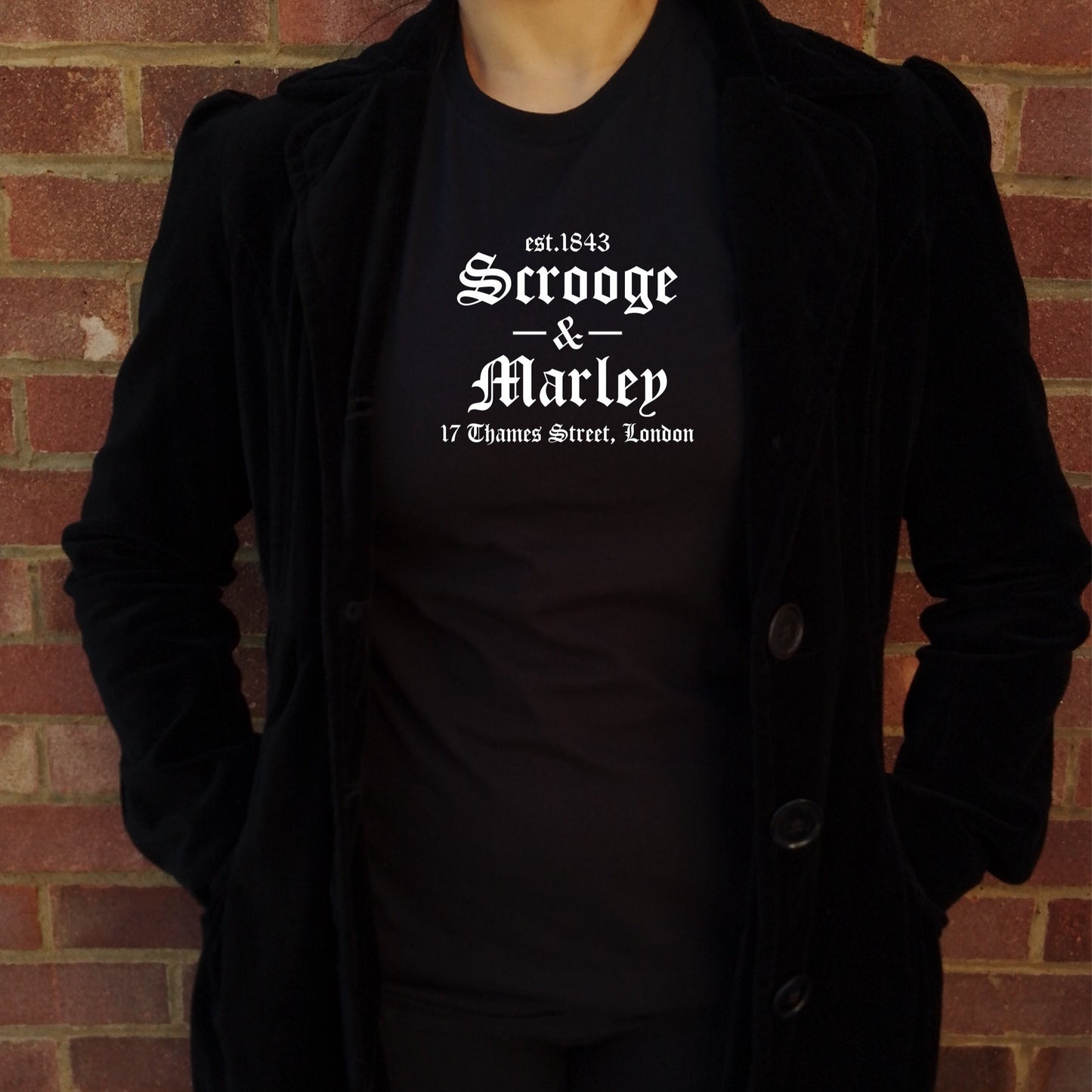 Scrooge & Marley T-Shirt - Festive Gift, A Christmas Carol, Charles Dickens, S-XXL