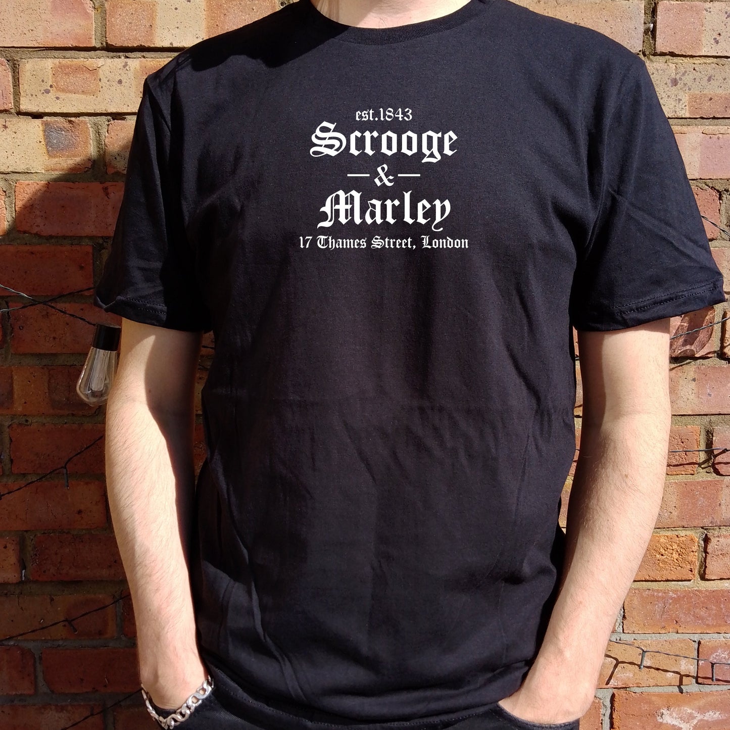 Scrooge & Marley T-Shirt - Festive Gift, A Christmas Carol, Charles Dickens, S-XXL