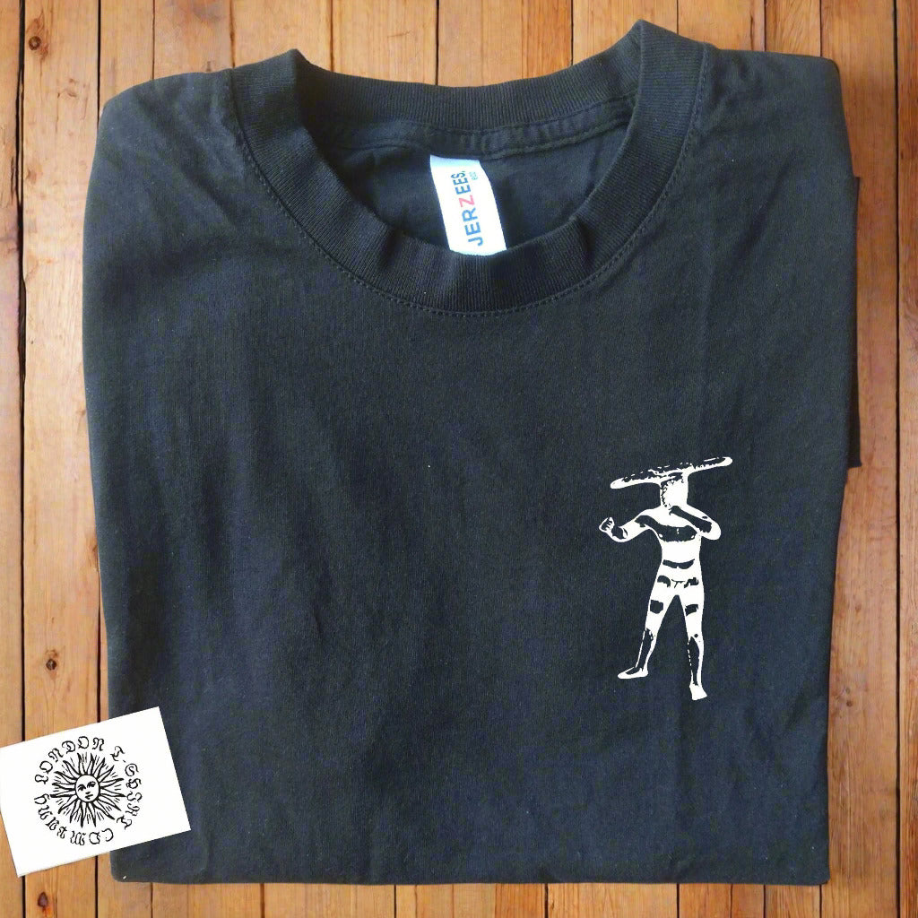 Selk’nam Tribal T-Shirt - Selknam Evil Spirit, South American Tribe, Organic Cotton, S-XXL