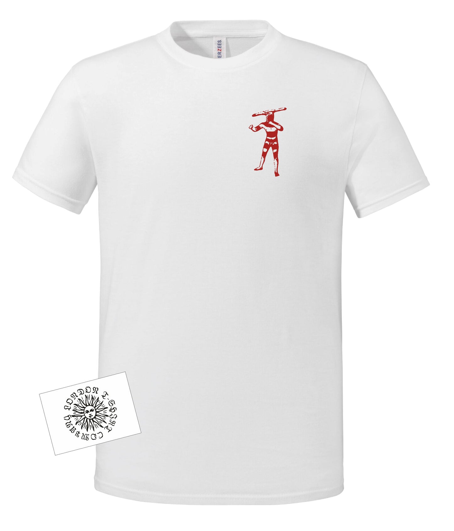 Selk’nam Tribal T-Shirt - Selknam Evil Spirit, South American Tribe, Organic Cotton, S-XXL