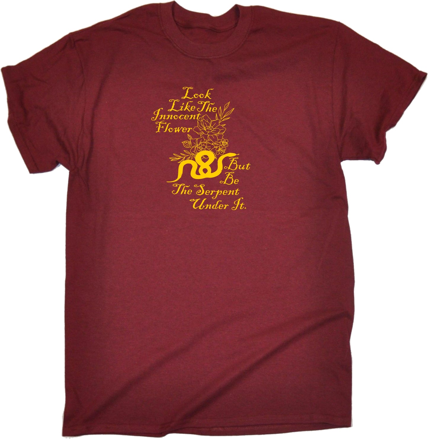 Macbeth Serpent quote T-Shirt - Shakespeare, Literature, Various Colours