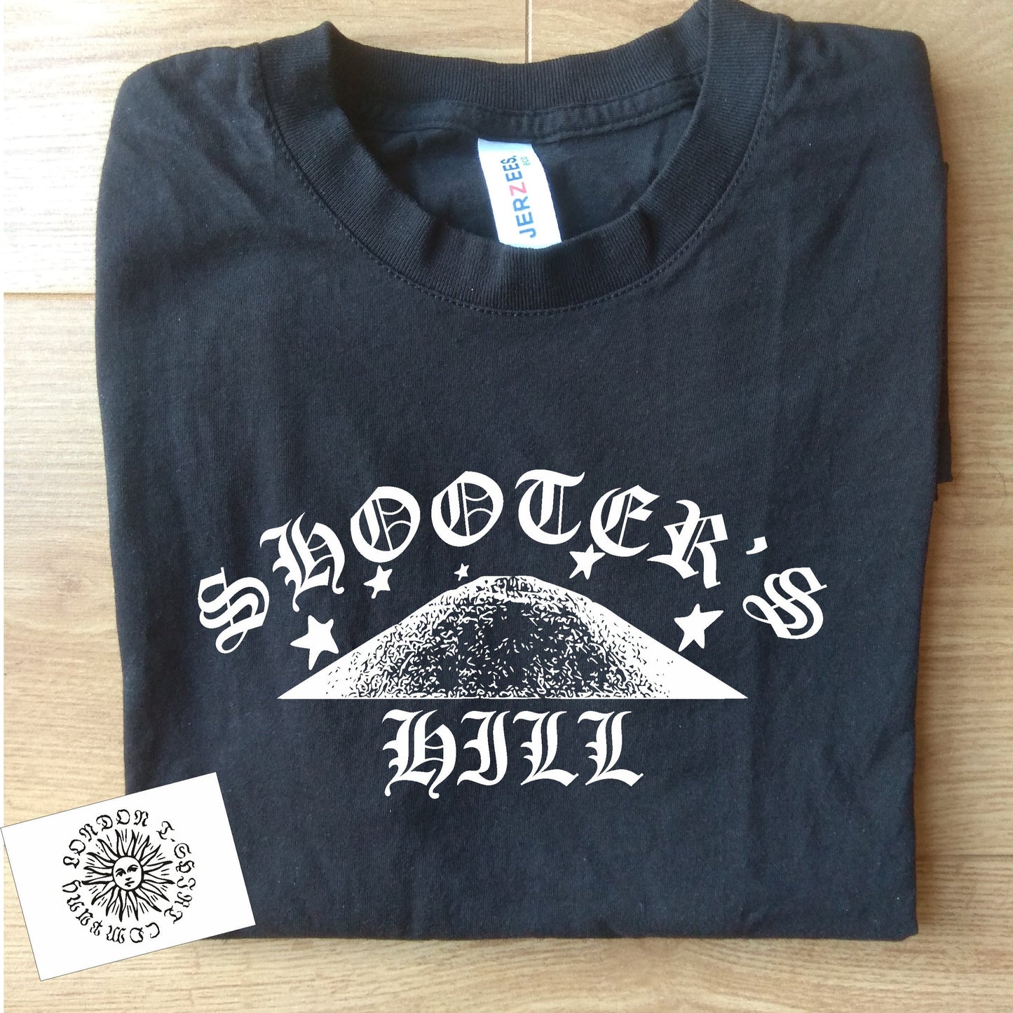 Shooter's Hill T-Shirt - Organic Cotton, South East London Souvenir, Various Colours