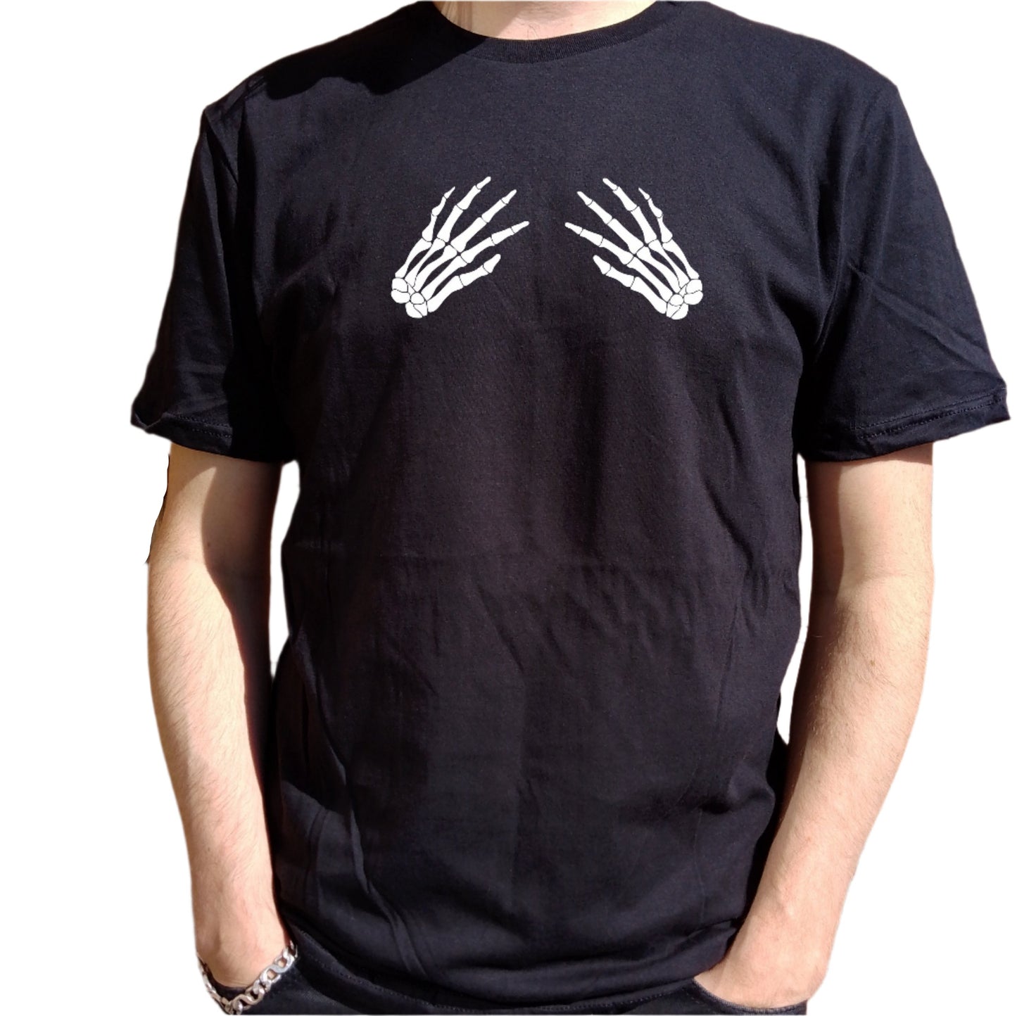 Skeleton Hands T-Shirt - Halloween Costume, Gothic