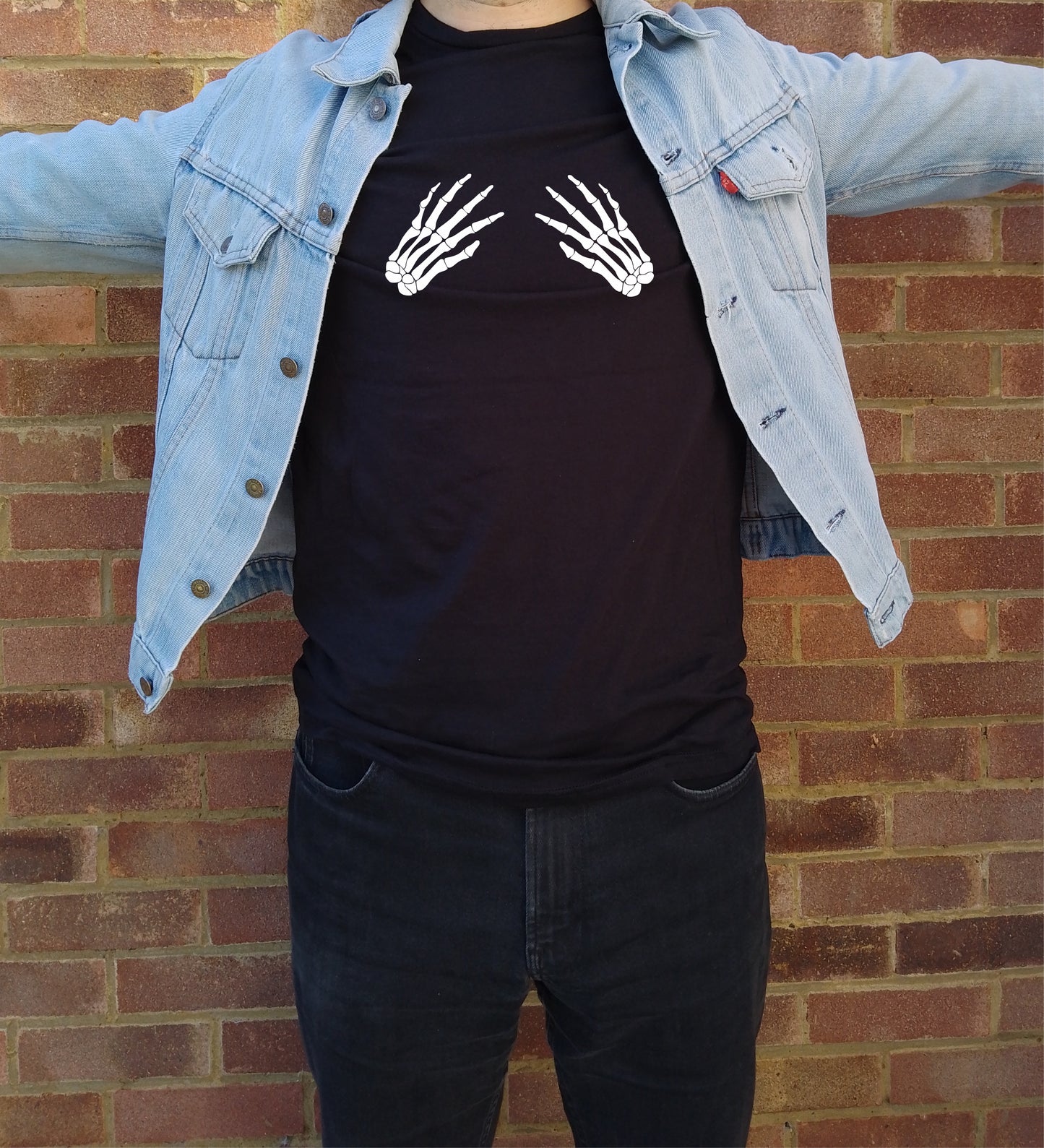 Skeleton Hands T-Shirt - Halloween Costume, Gothic