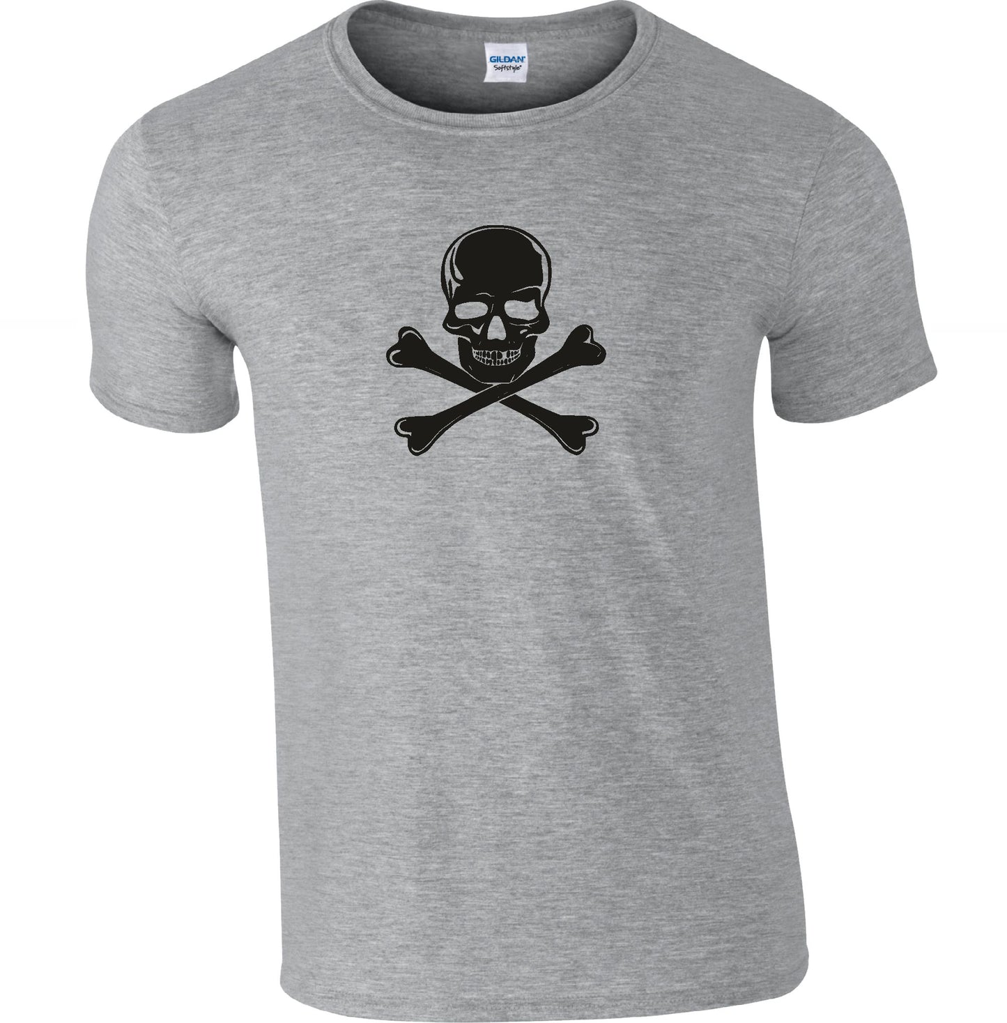 Skull And Crossbones T-Shirt - Punk Rock, Various Colours