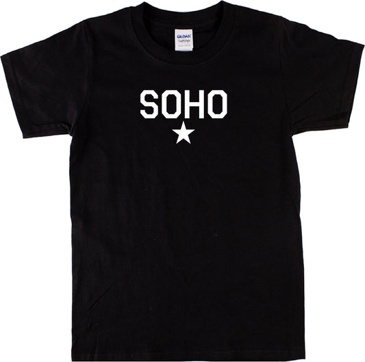 Soho, London Souvenir T-Shirt - Retro, Star, Bohemian, S-XXL, Various Colours