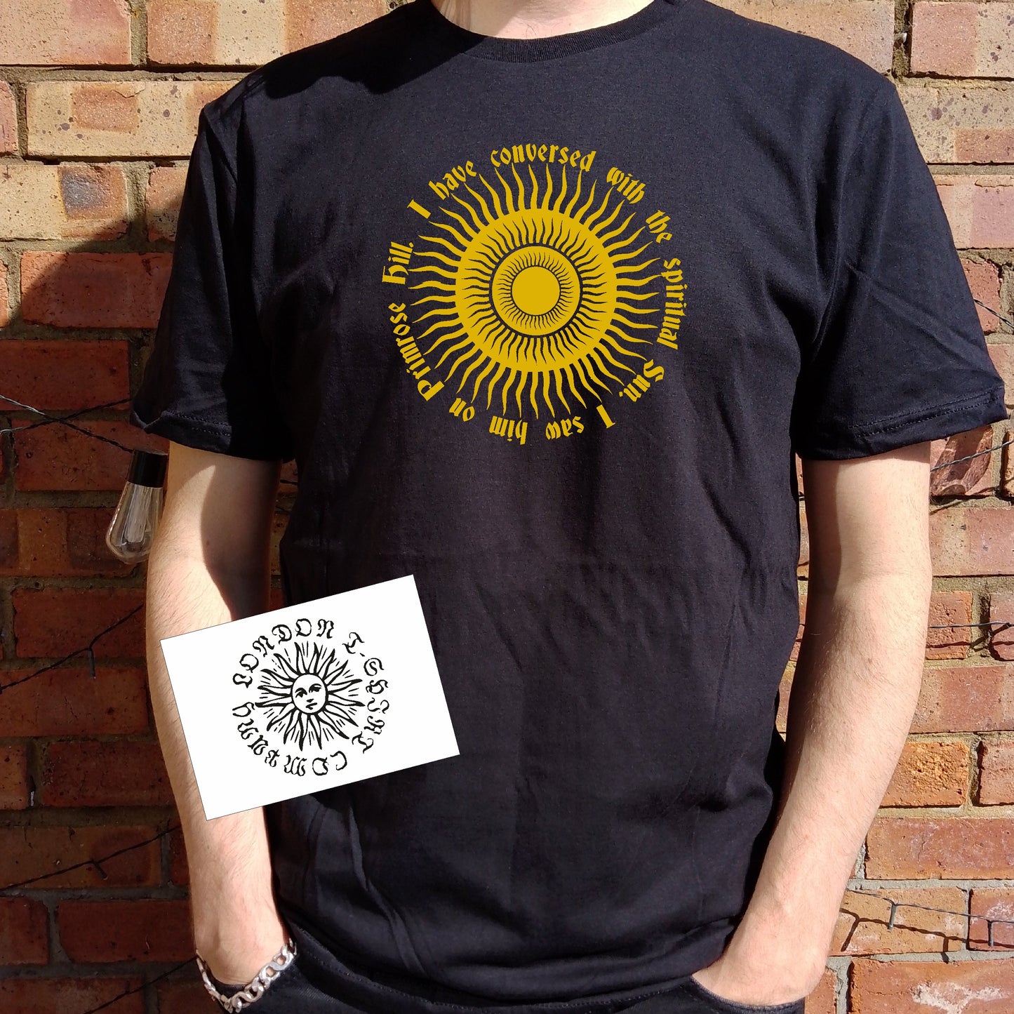 Primrose Hill Sun T-Shirt - William Blake Inspired Souvenir Top, Various Colours
