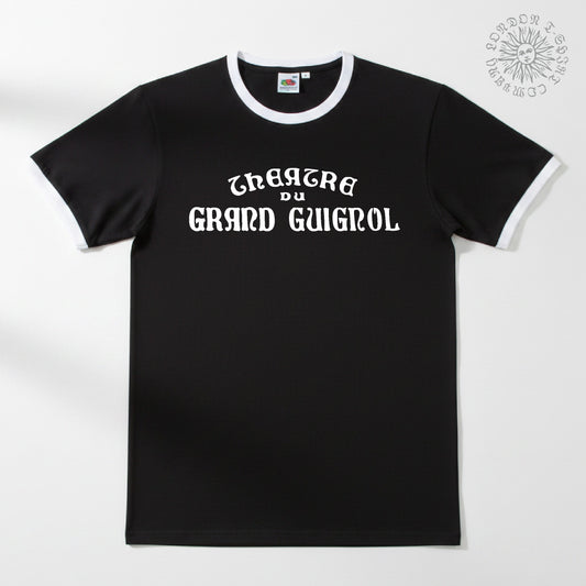 Theatre du Grand Guignol Ringer T-Shirt - Paris Horror Theatre, Various Colours