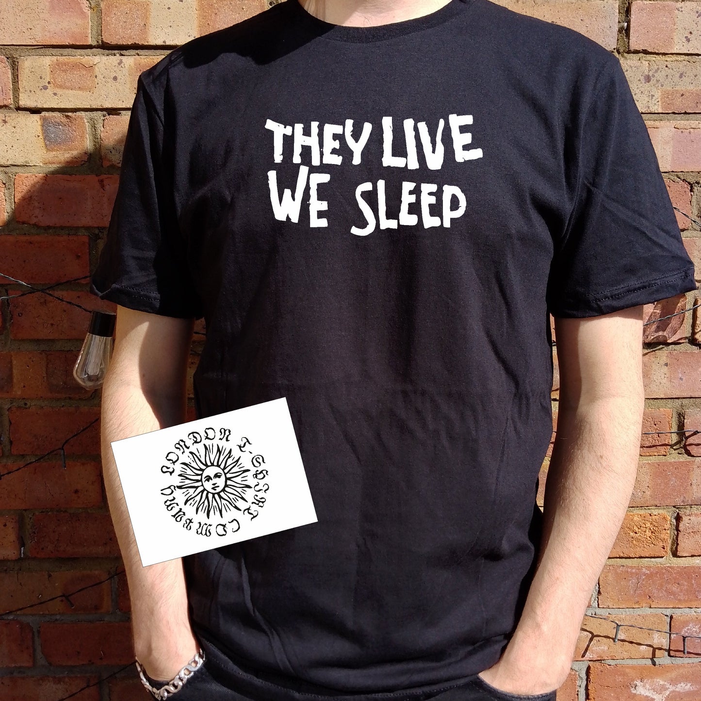 'They Live, We Sleep' T-Shirt - John Carpenter, 'They Live' 80's Cult Film, Various Colours