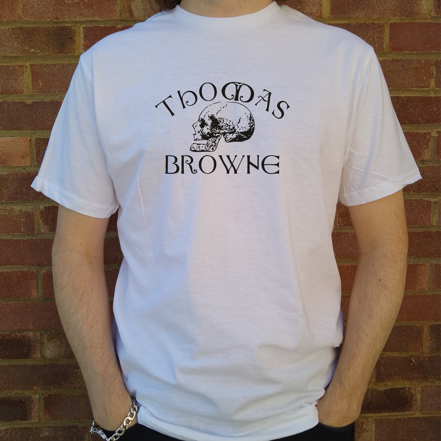 Urn Burial Skull T-Shirt - Thomas Browne, Writer, Literature Top, Various Colours