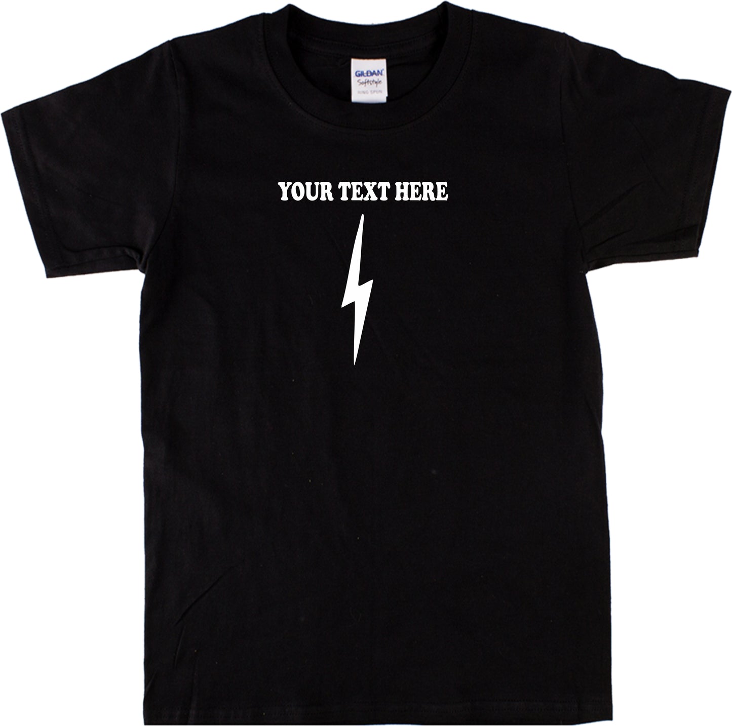 Custom Printed Lightning Bolt T Shirt - Retro, Superhero, Various Colours