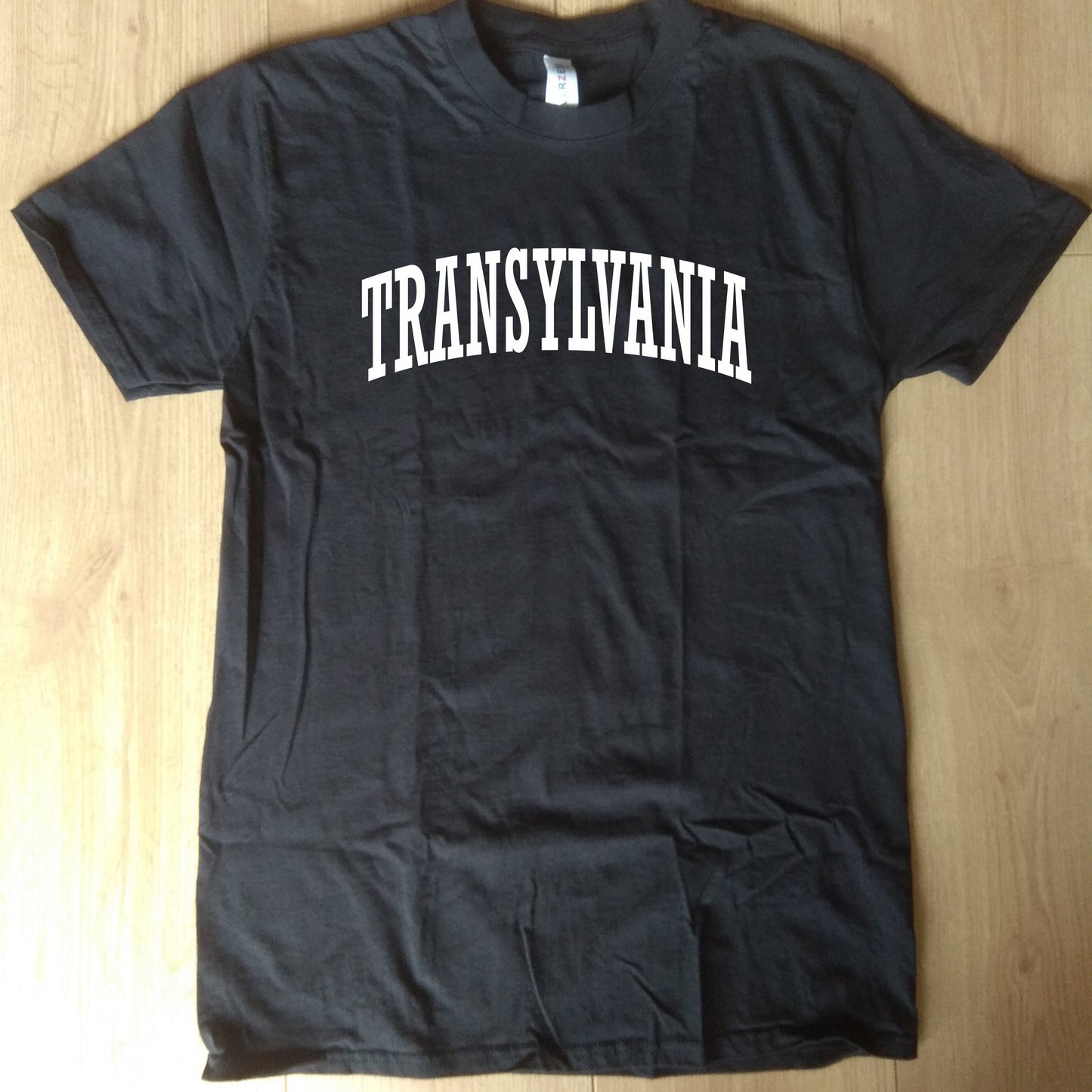 Transylvania College Style Organic Cotton Souvenir T-Shirt - Romania, Dracula, S-XXL