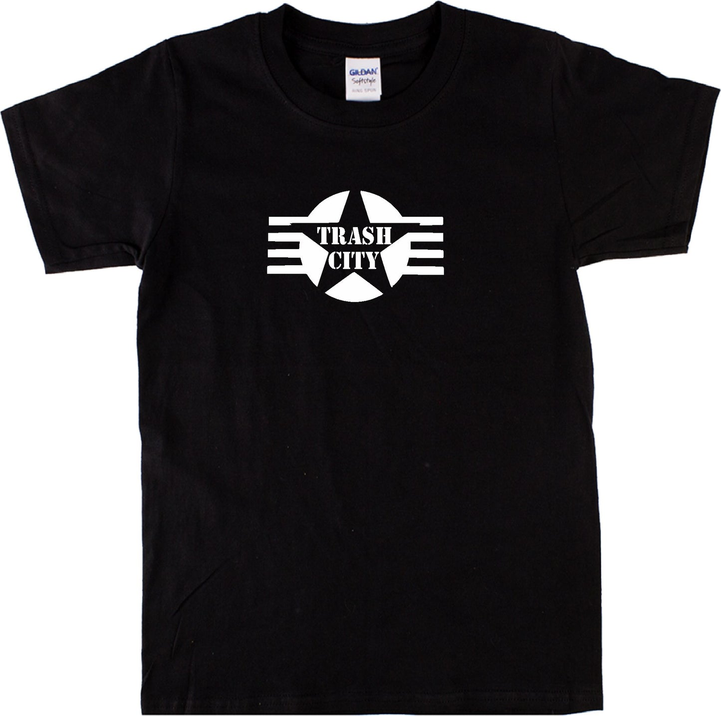 Trash City Star T-Shirt - Retro, Punk Rocker, Rockabilly, Various Colours