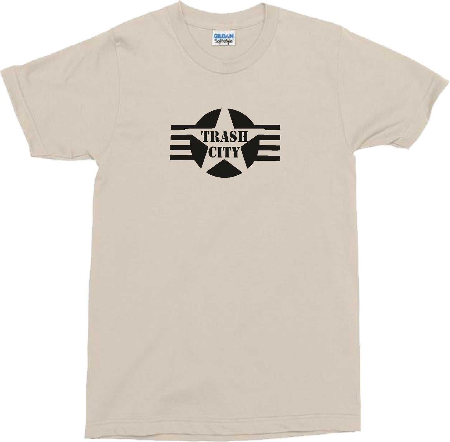 Trash City Star T-Shirt - Retro, Punk Rocker, Rockabilly, Various Colours