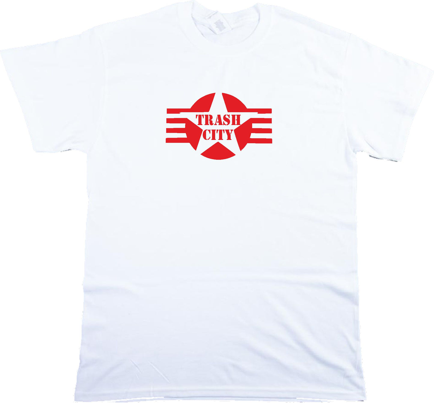 Trash City Star T-Shirt - Retro, Punk Rocker, Rockabilly, Various Colours
