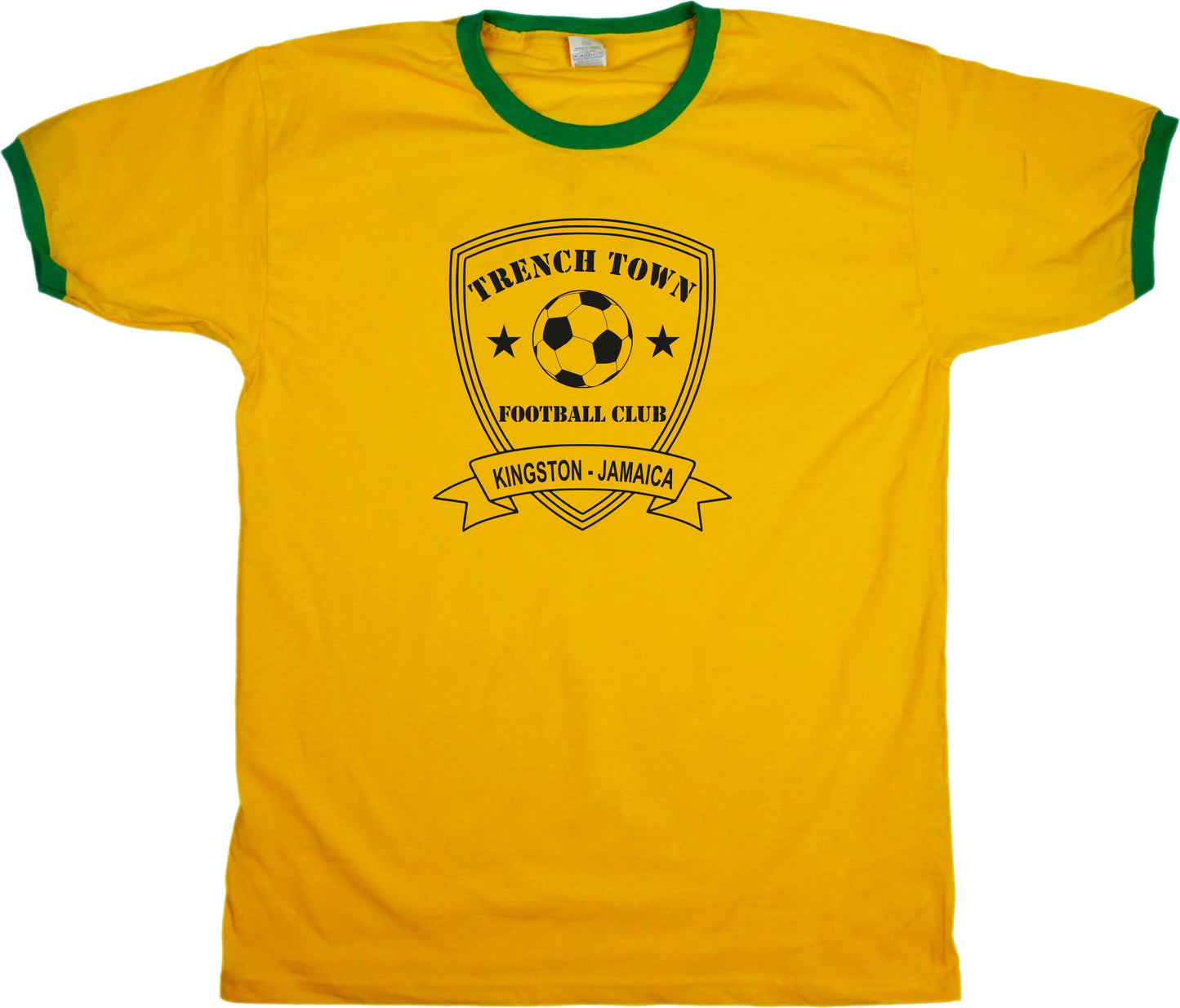 Trench Town Football Club T-Shirt - Jamaica, Football, Reggae, Size XL, 1 Left