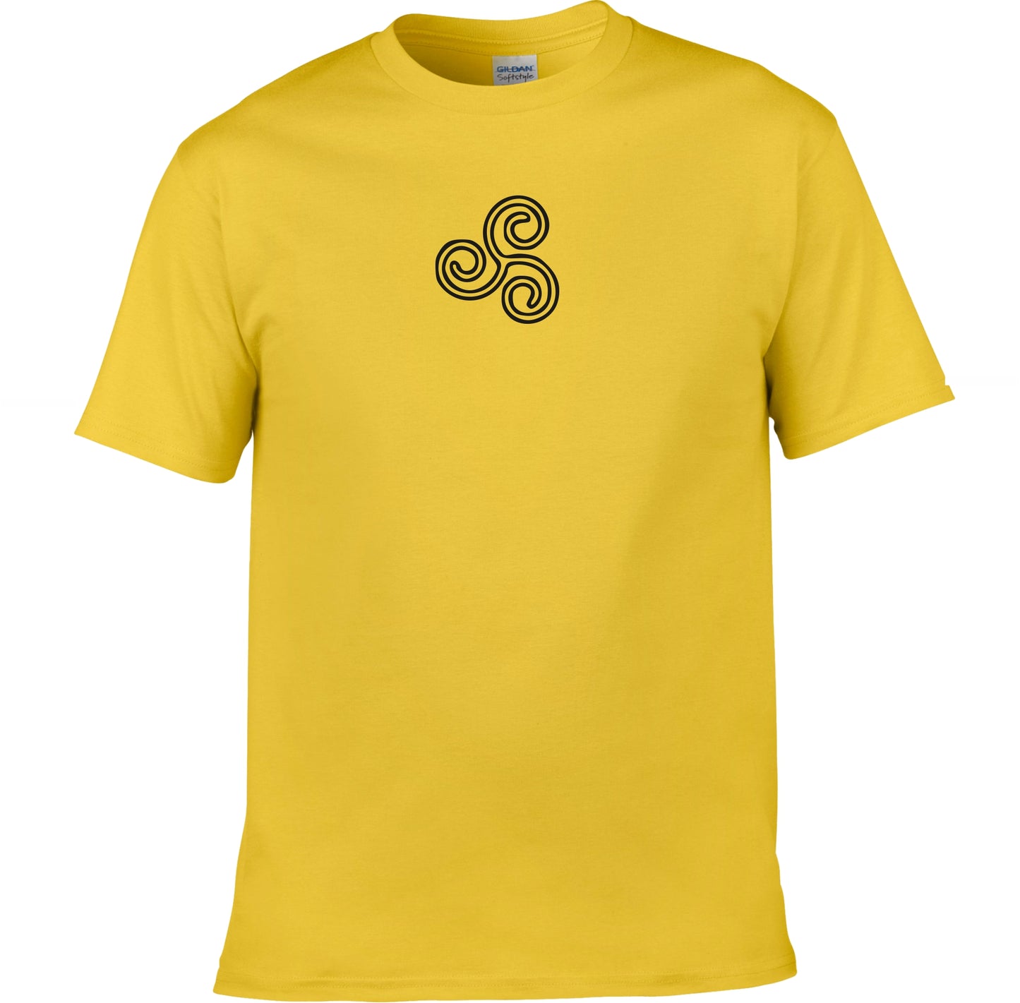 Triskelion 'Triple Spiral' Symbol T-Shirt - Celtic, Neolithic, Various Colours